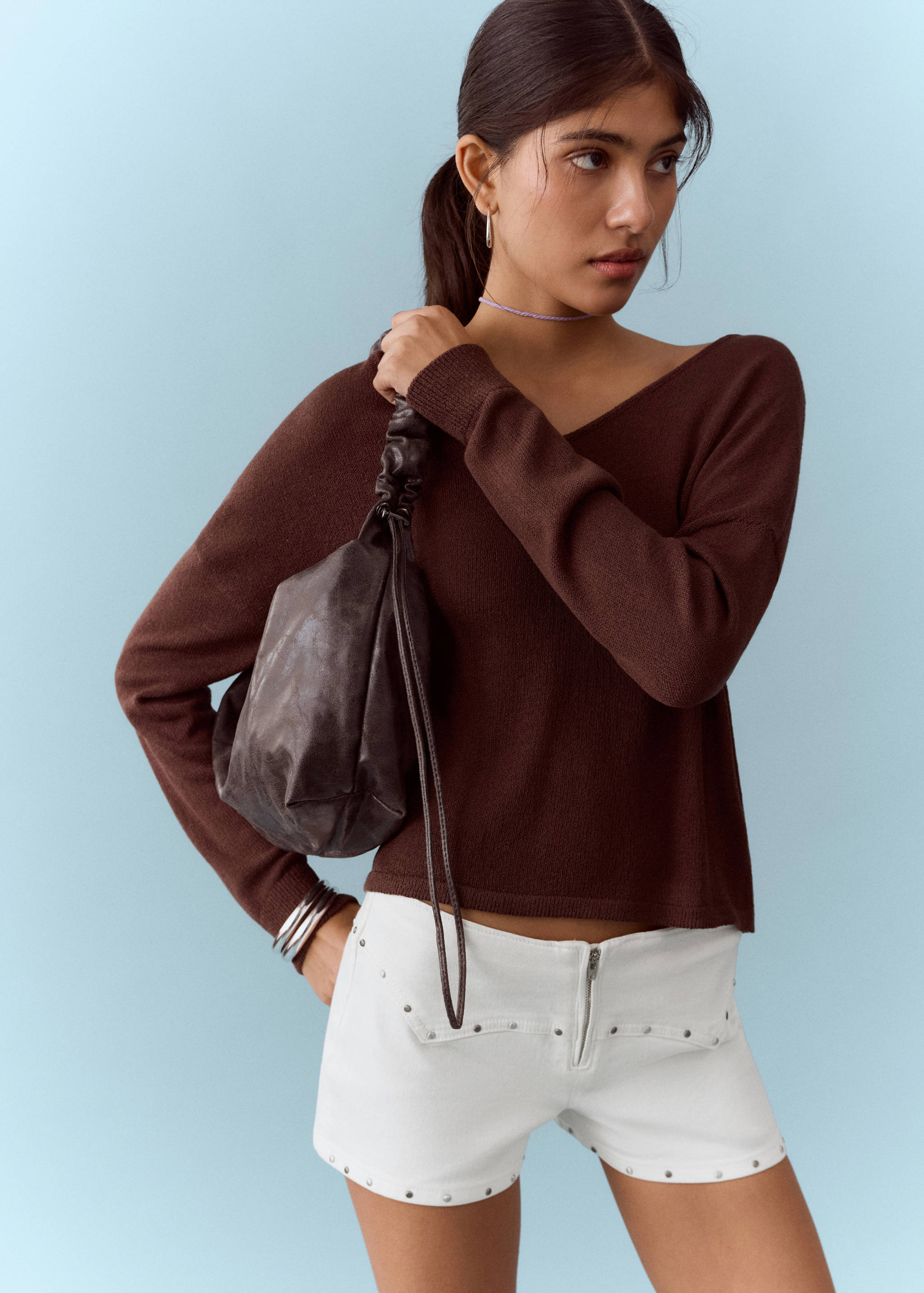 Mini-Shorts mit Nieten - Detail des Artikels 4