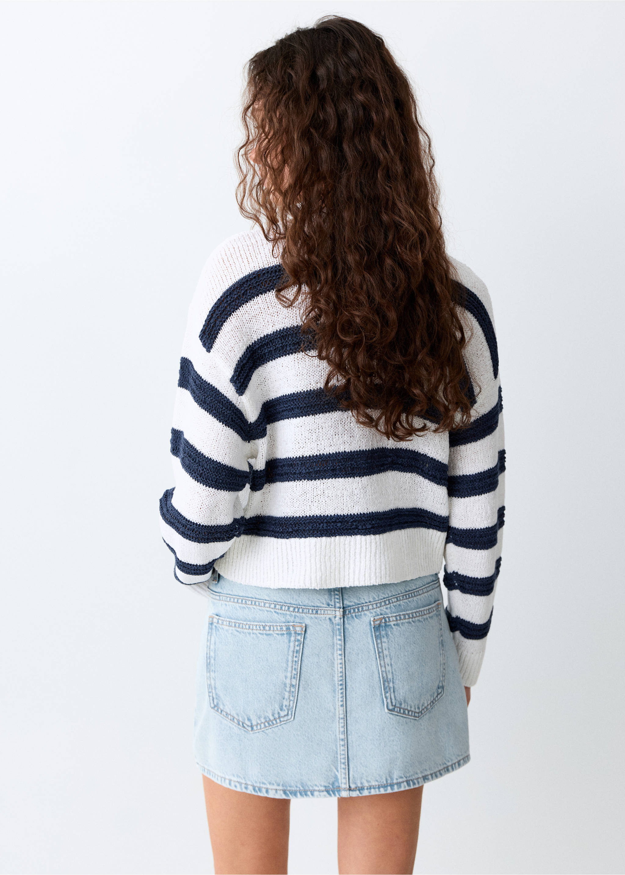 Faldilla texana detall volta - Revers de l'article, Blau bleach. Ref: 27045939-00.