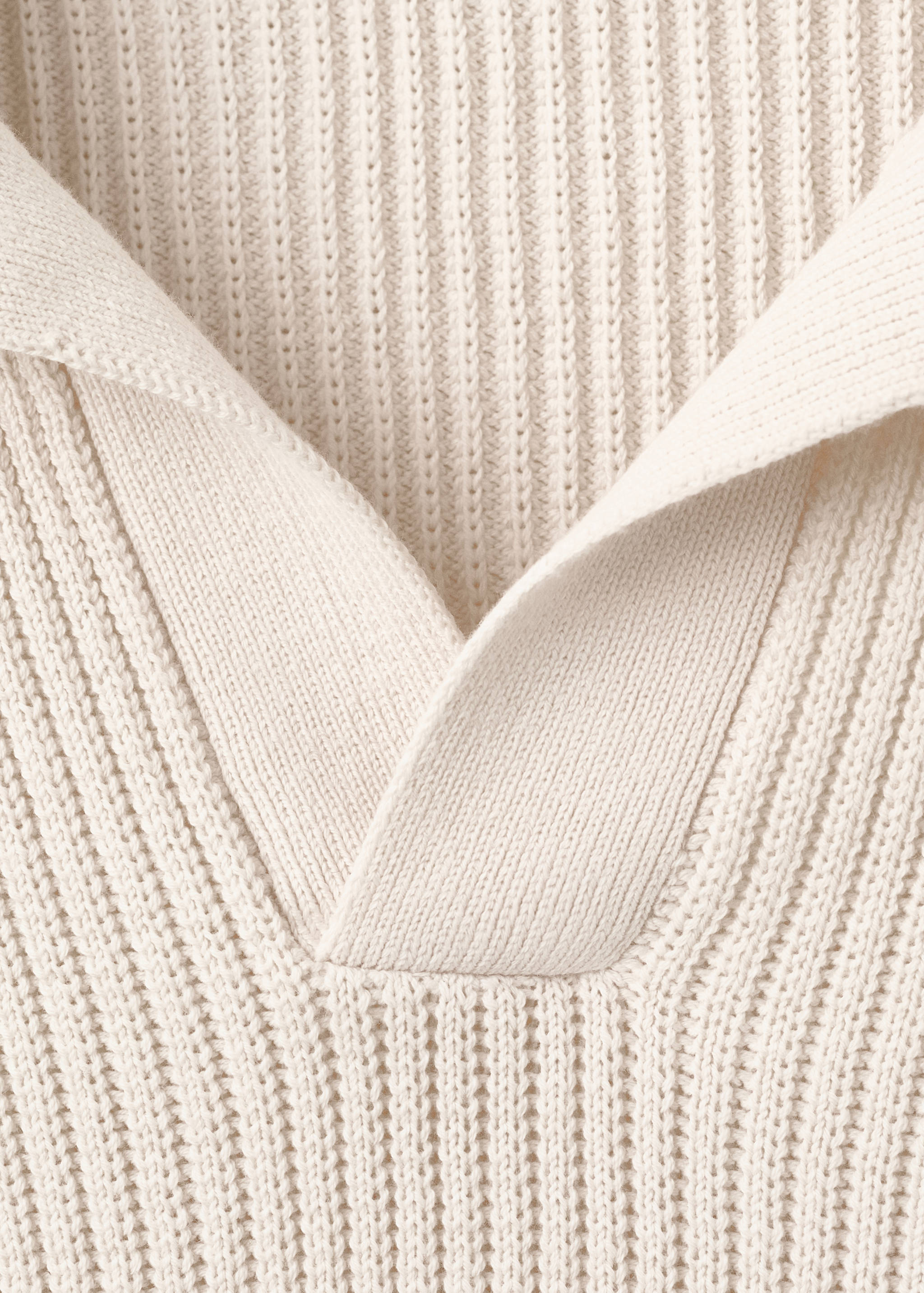 Contrast trim cotton polo shirt - Details of the article 8