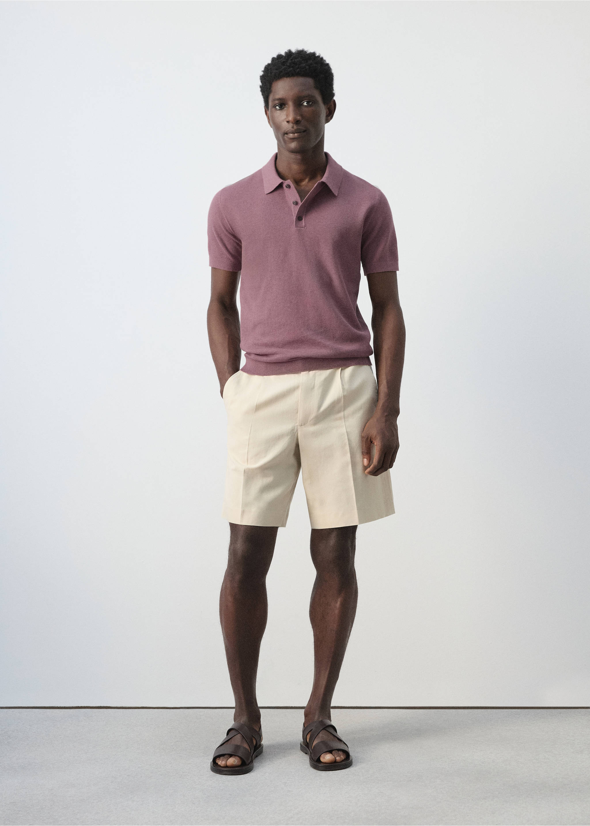 بولو بنسيج دقيق بميكروستركتشر - رؤية عامة, أرجواني. Ref: 27045944-00.