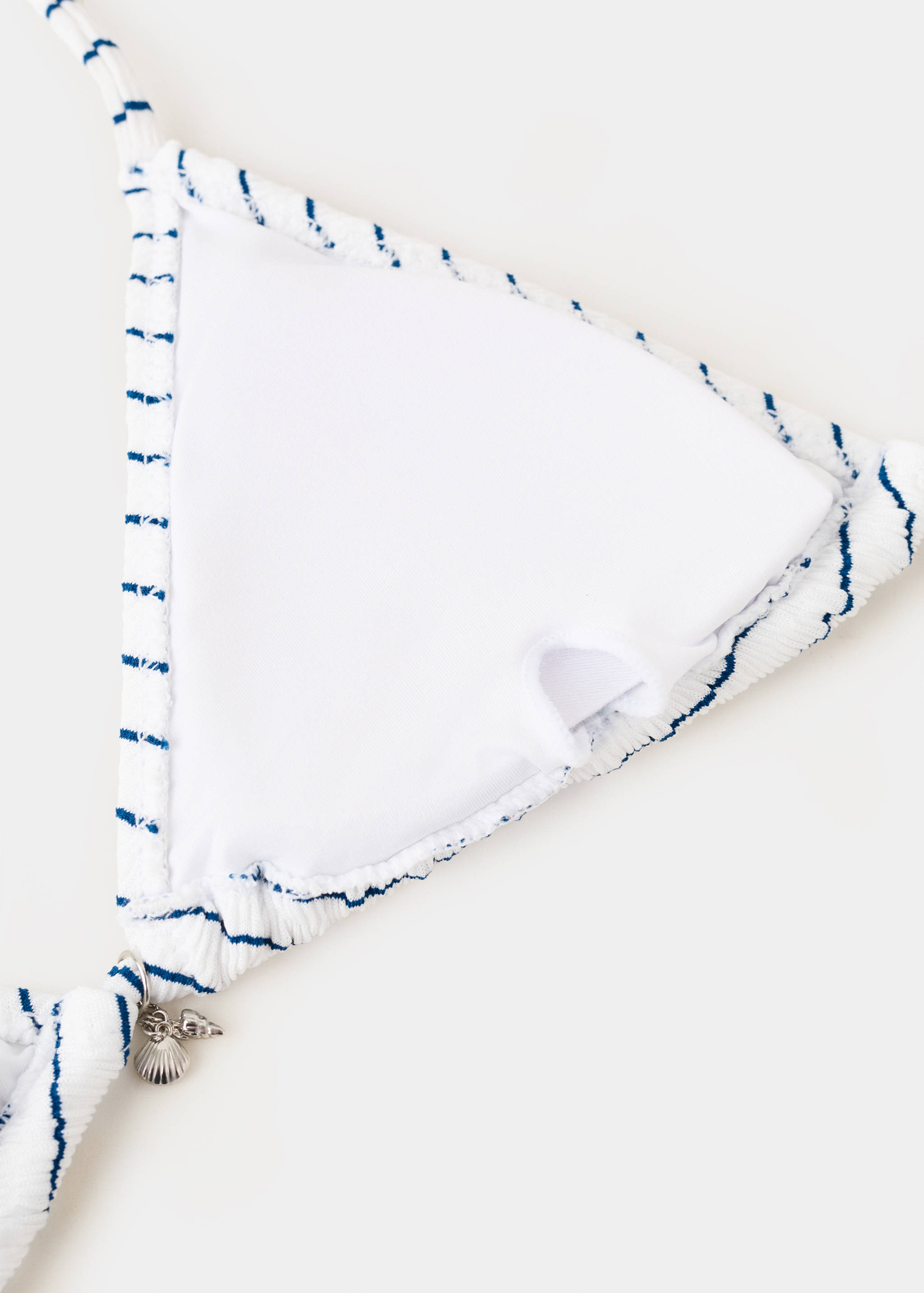 Striped bikini with medium-coverage bottoms - Details of the article 0