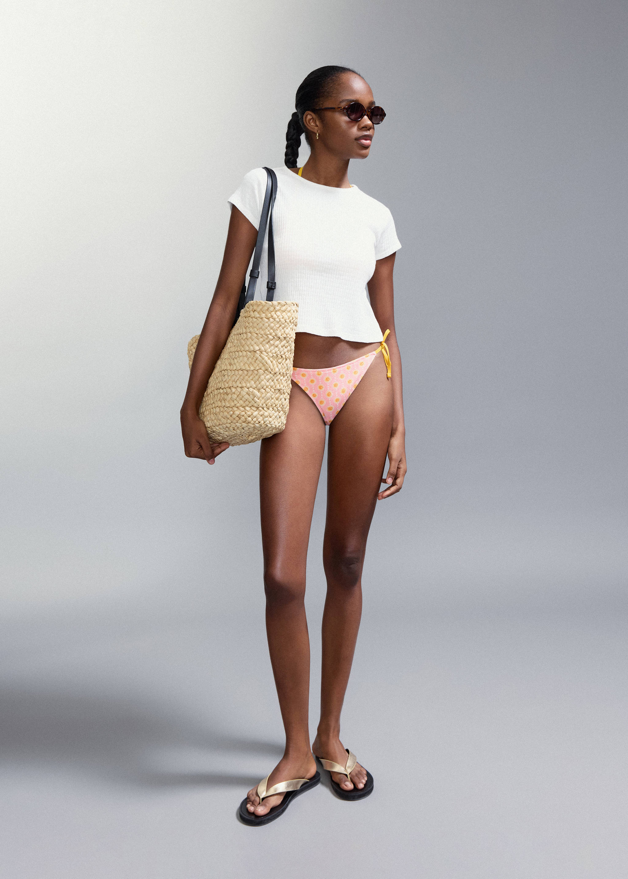 Bikini estampado braguita media - Plano general