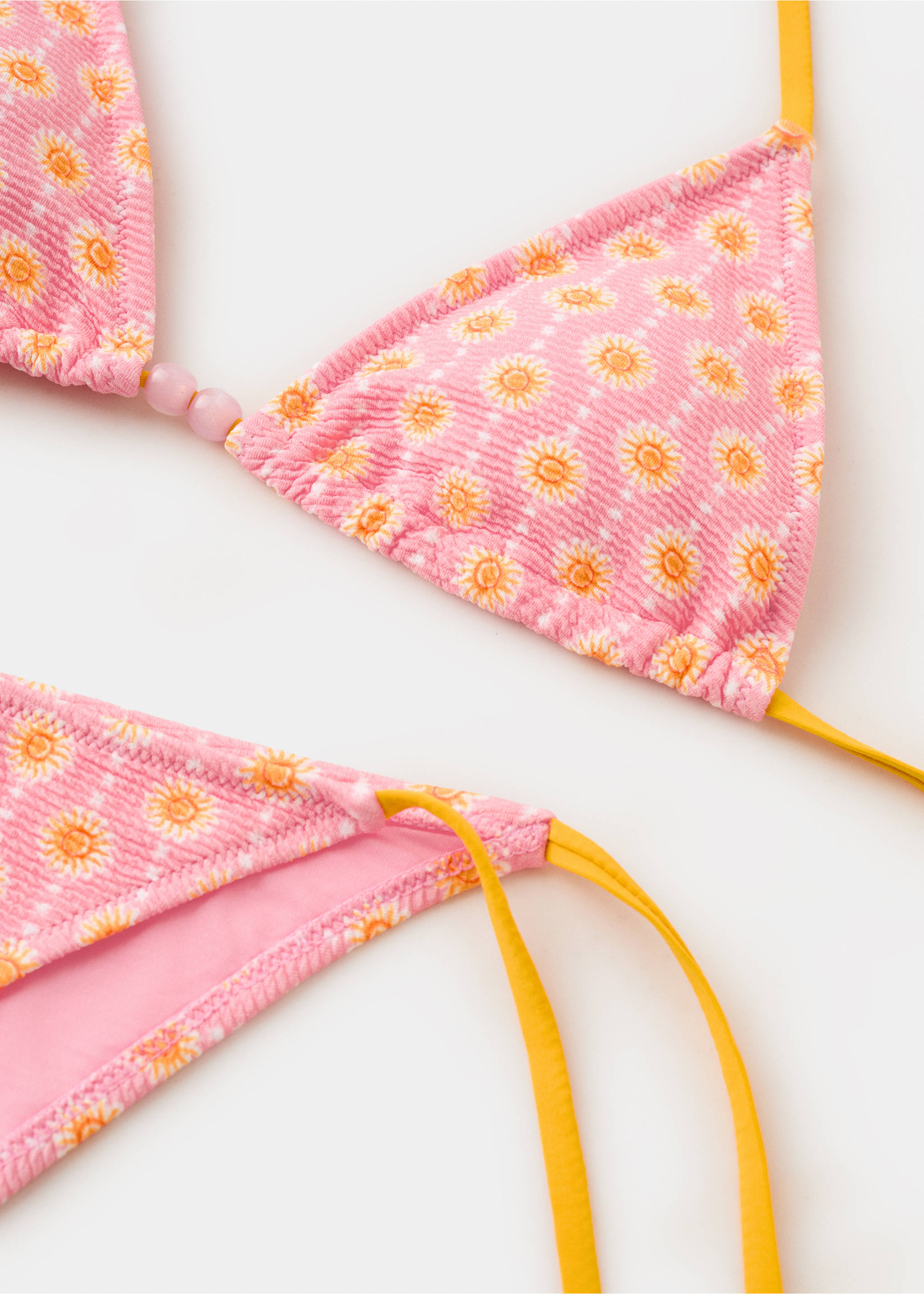 Bikini estampado braguita media - Detalle del artículo 8, Rosa. Ref: 27045947-00.