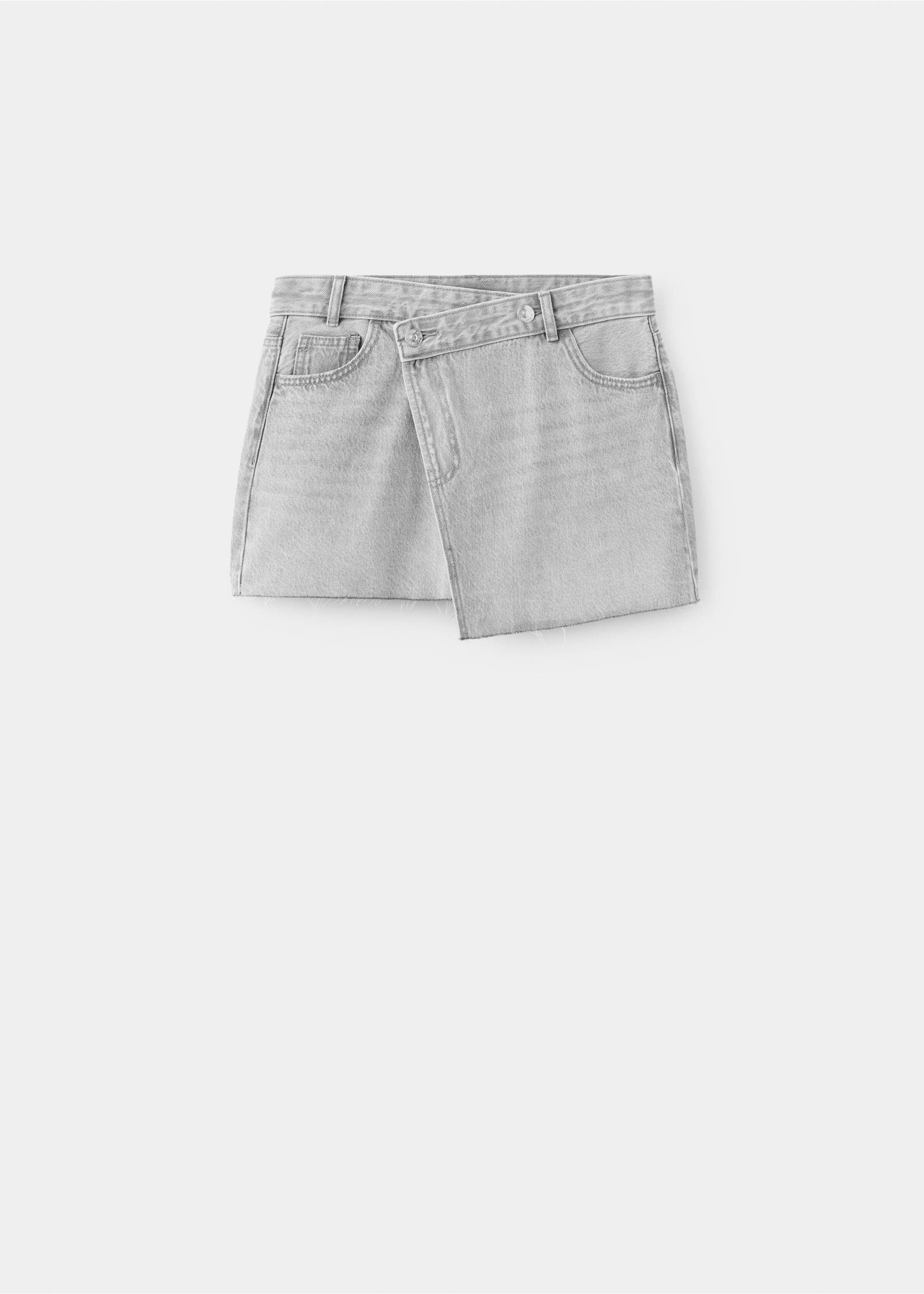 Denim skort - Article without model, Denim Grey. Ref: 27045955-00.