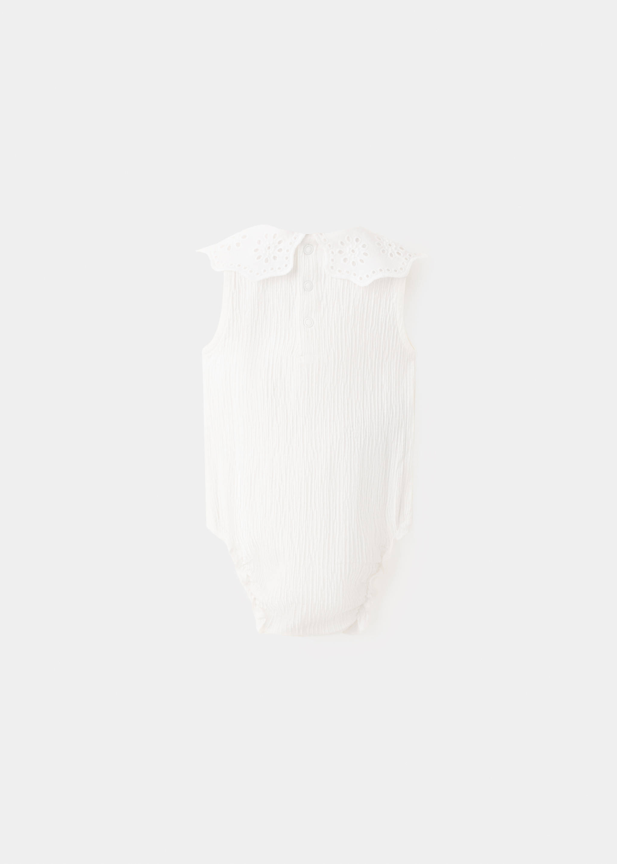 Bodi cotó coll babydoll - Revers de l'article