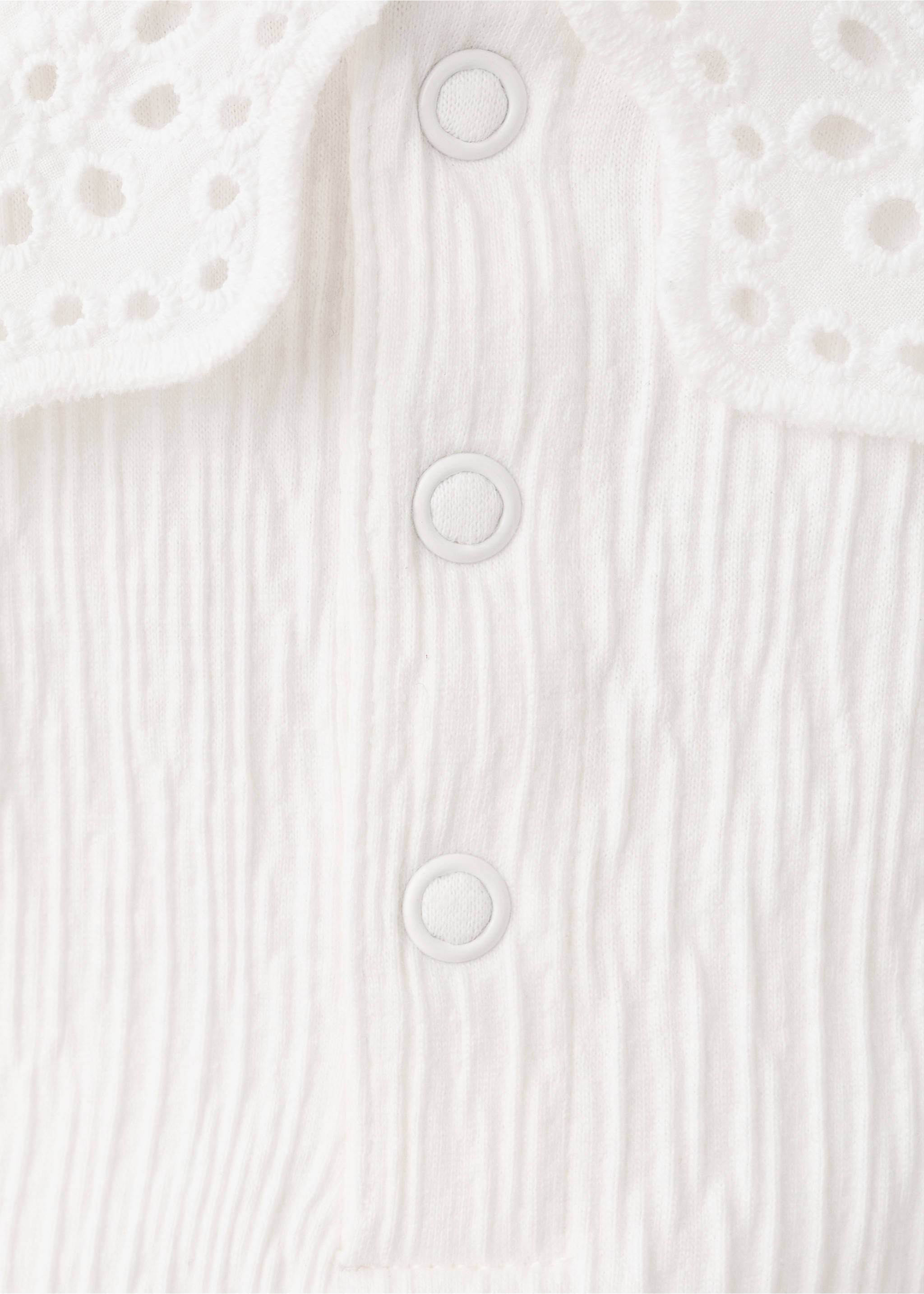 Bodi cotó coll babydoll - Detall de l'article 8, Blanc trencat. Ref: 27045959-00.