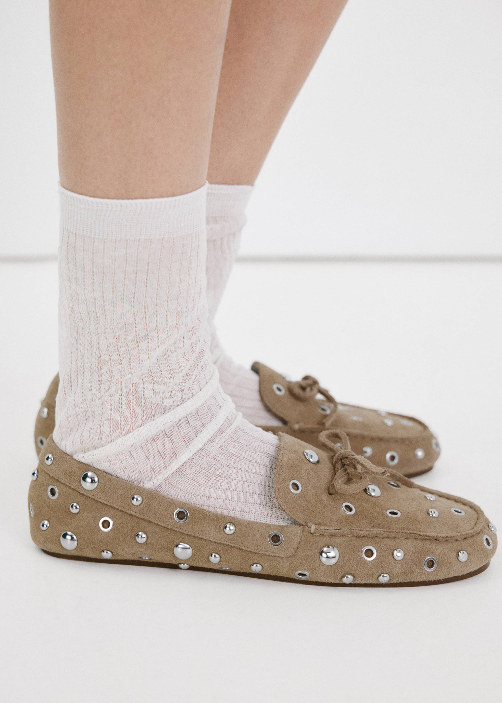 Mocassin en daim à œillets - Détail de l'article 9