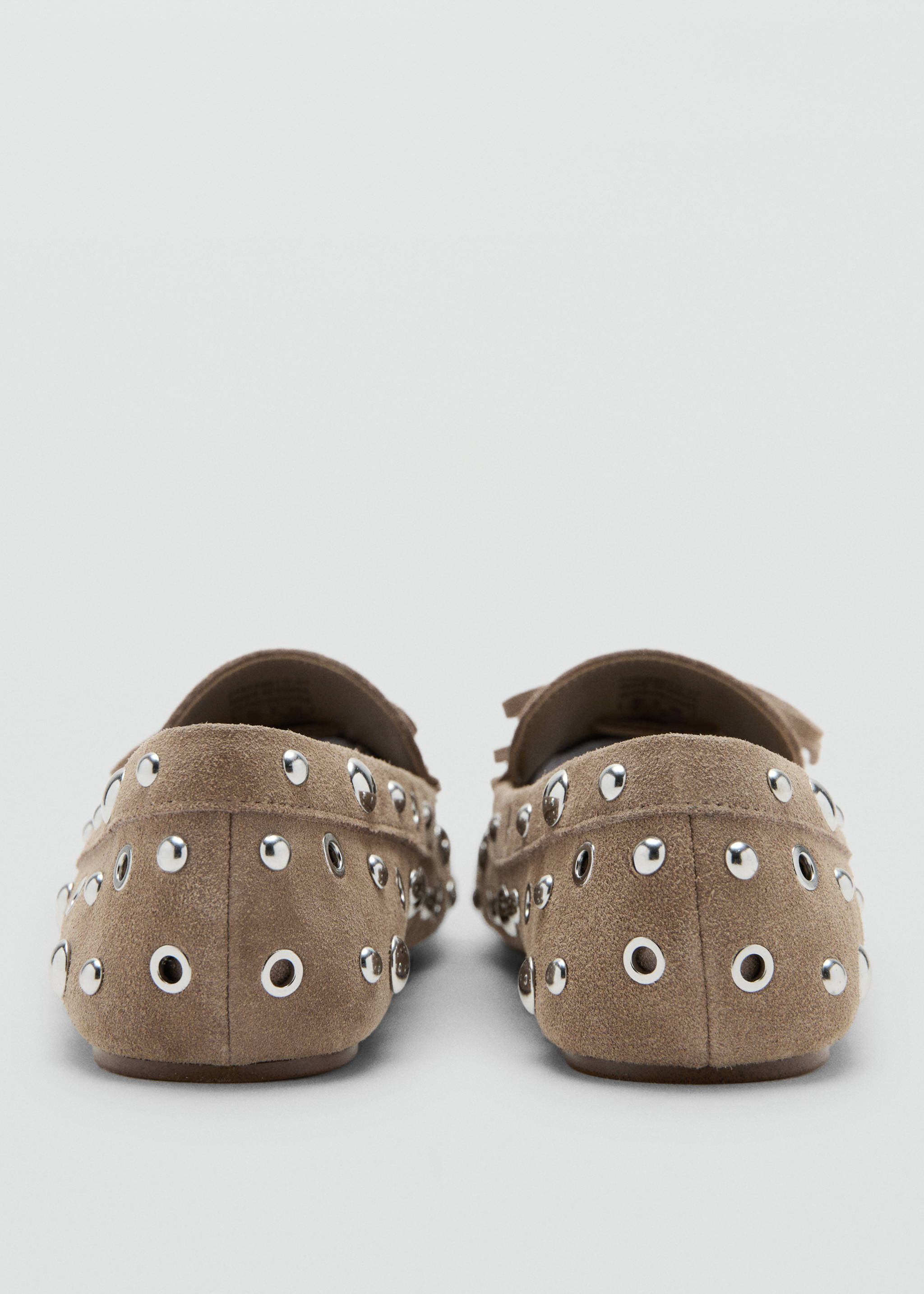 Suede moccasin with eyelets - Details of the article 2