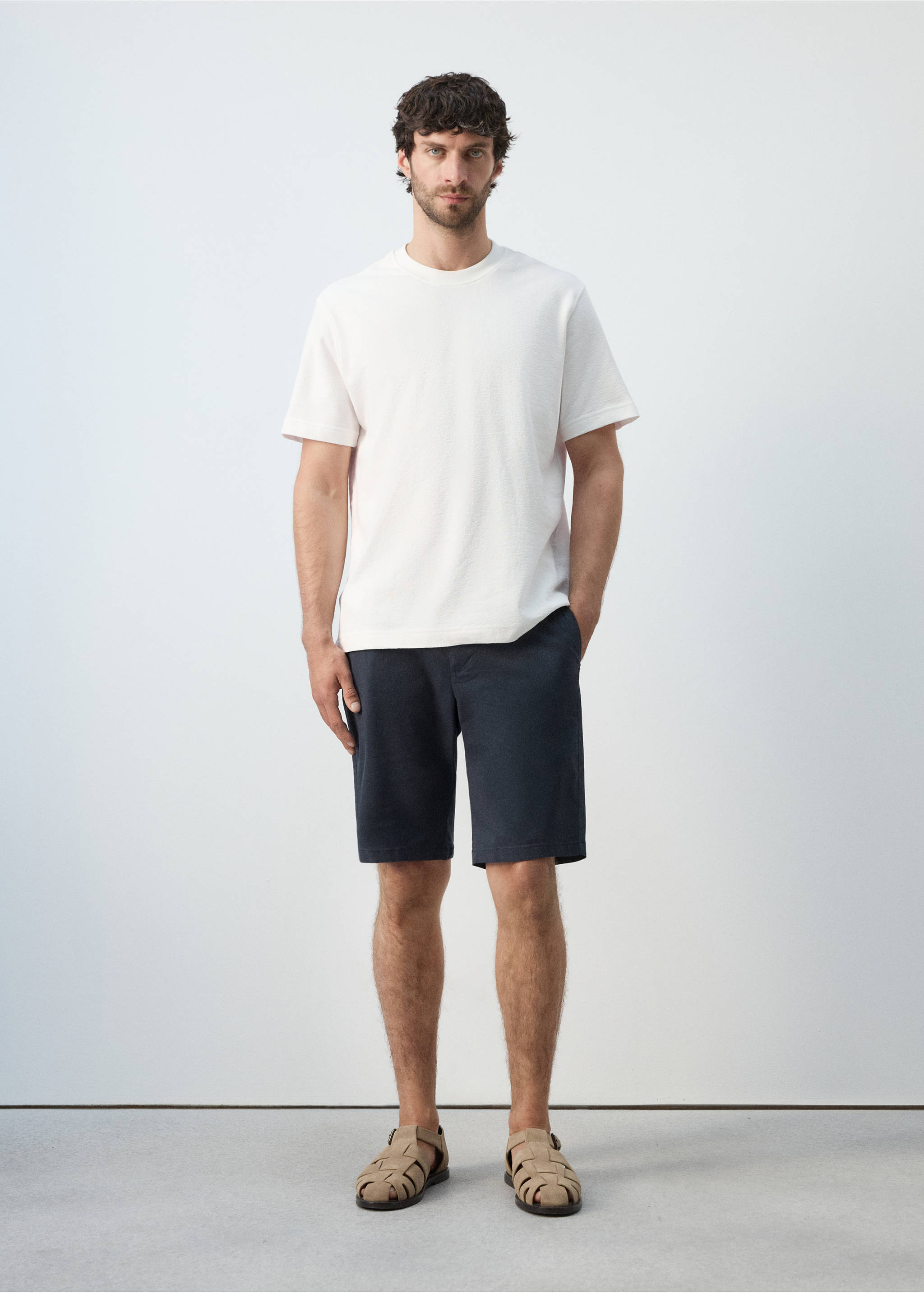 100% cotton T-shirt regular fit - General plane, White. Ref: 27045964-00.