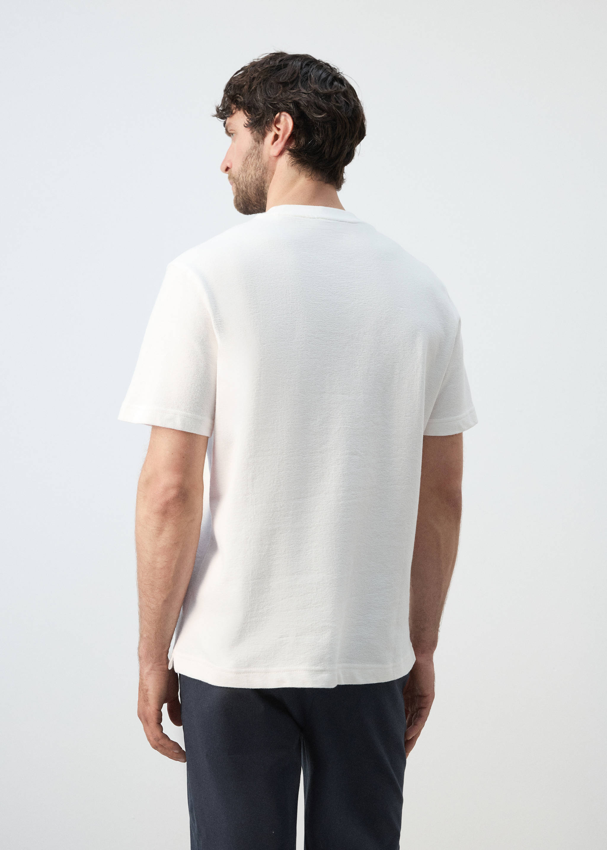 100% cotton T-shirt regular fit - Reverse of the article