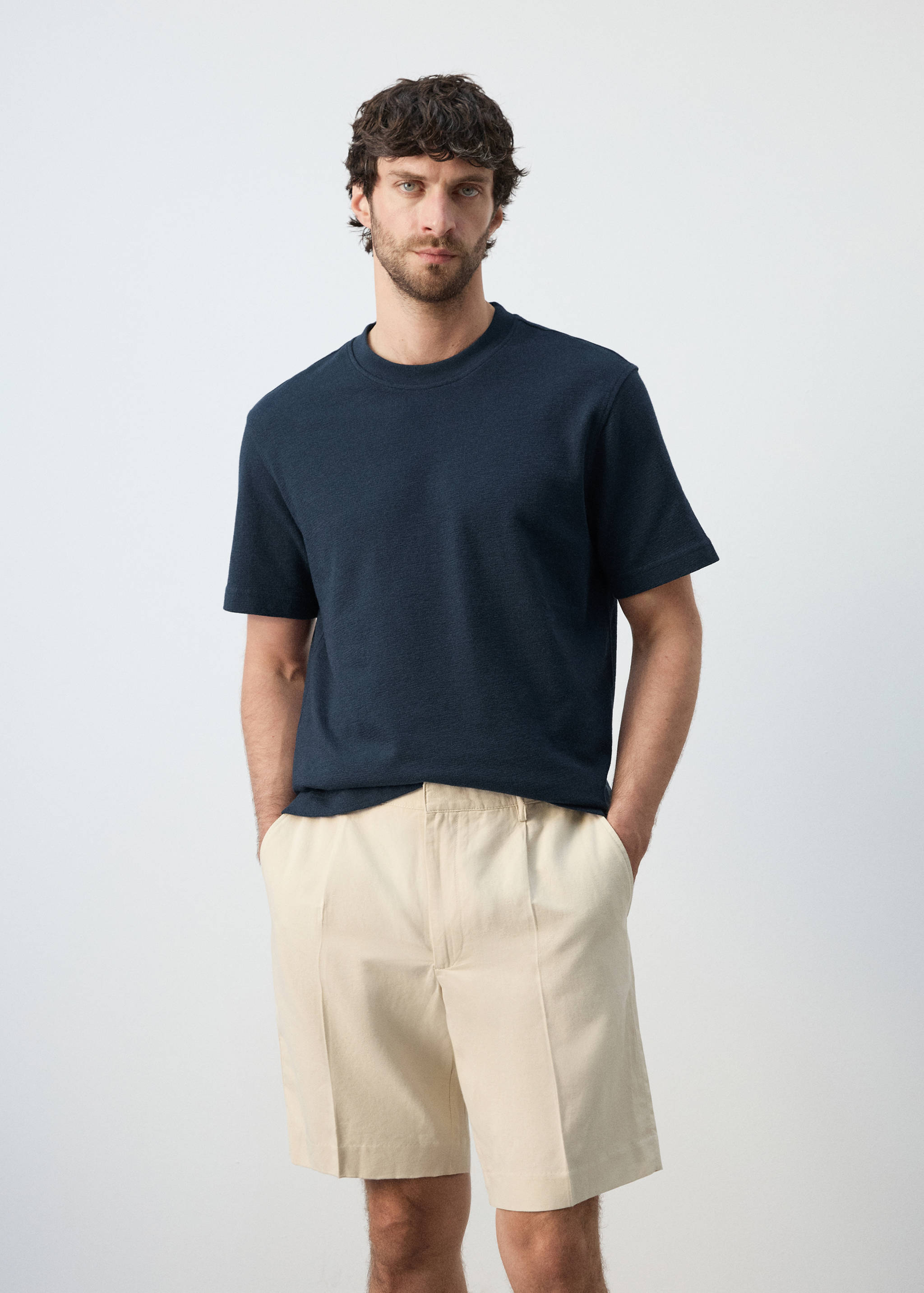 100% cotton T-shirt regular fit - Medium plane