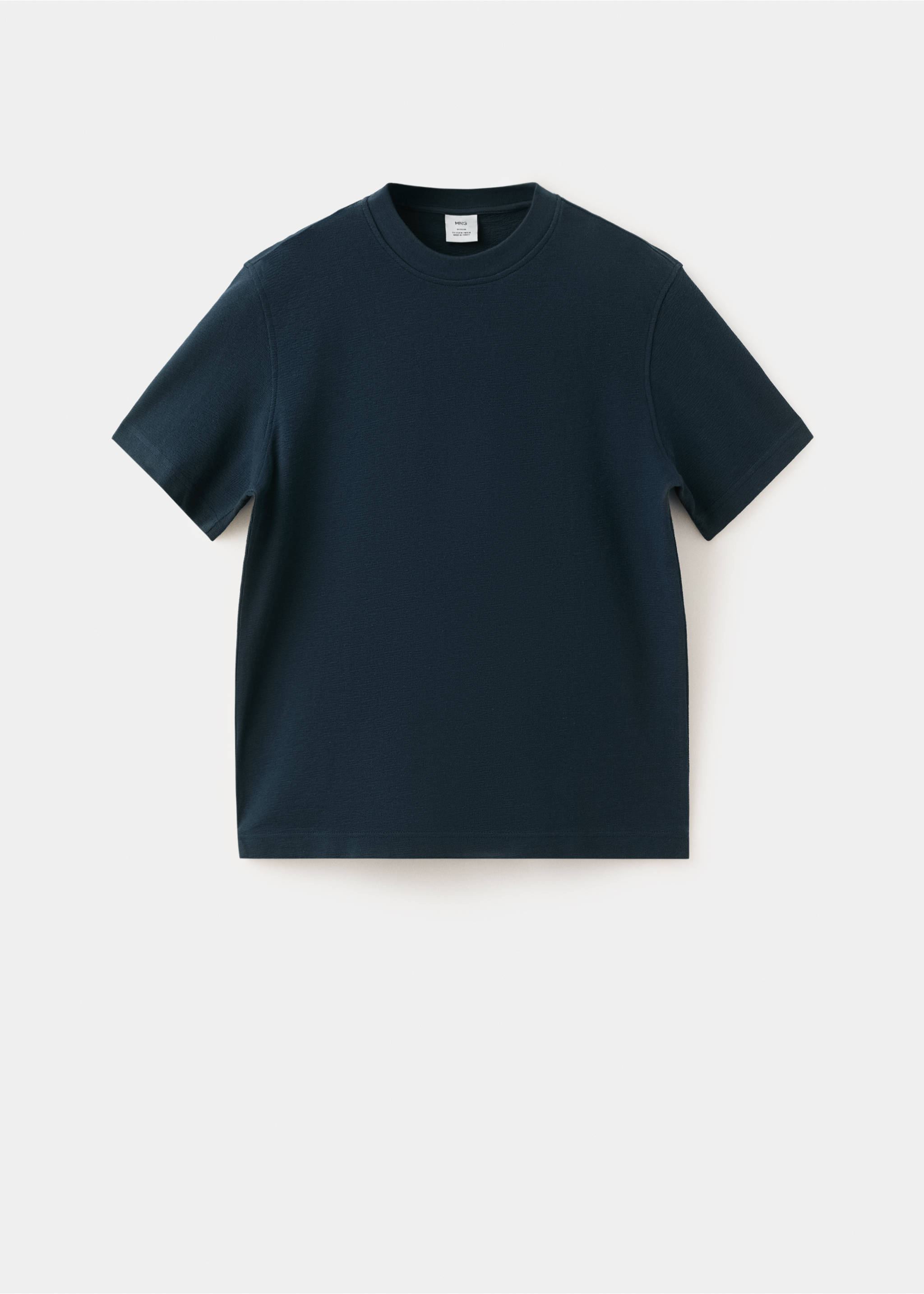 100% cotton T-shirt regular fit - Article without model, Navy. Ref: 27045964-00.