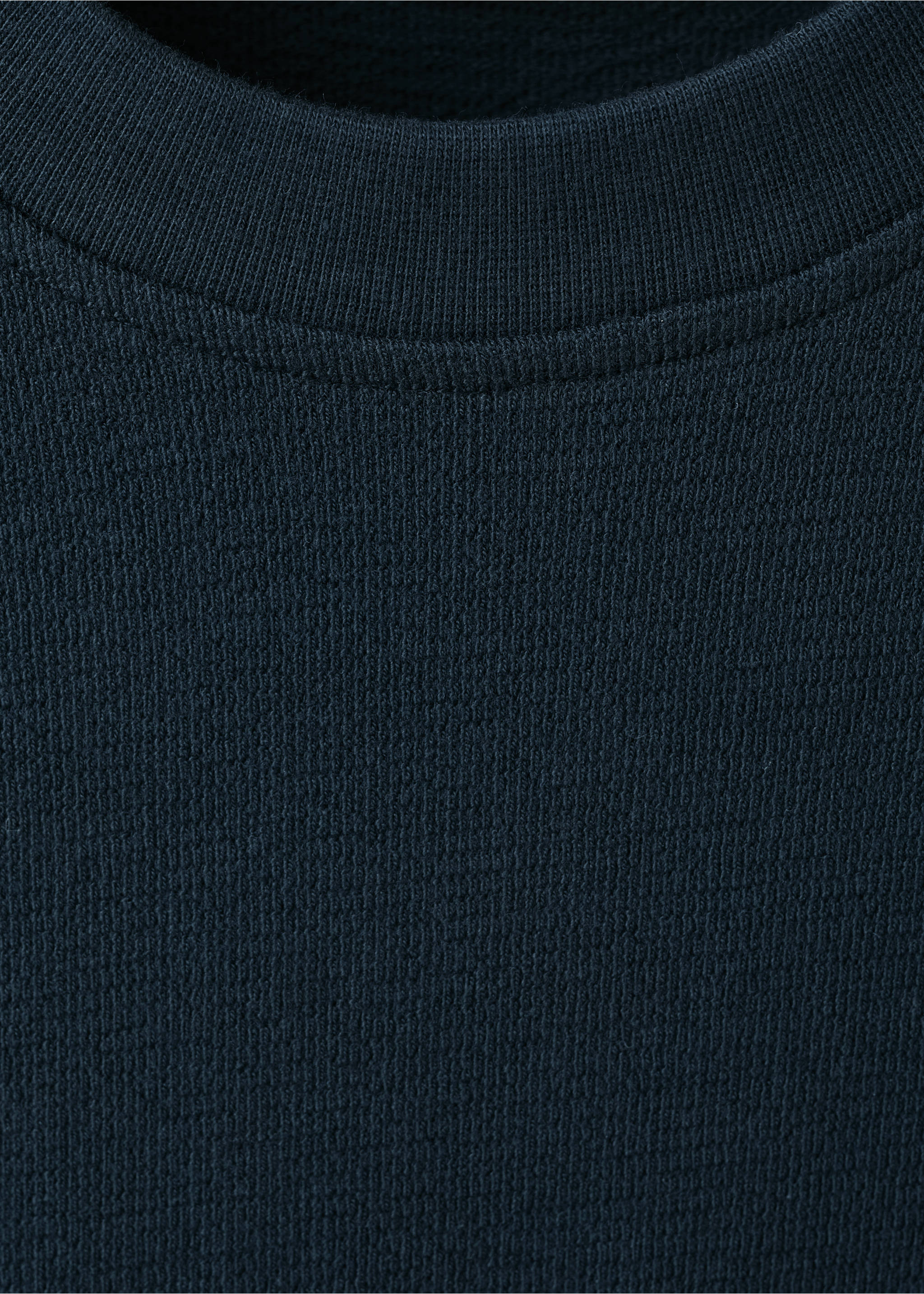 100% cotton T-shirt regular fit - Details of the article 8, Navy. Ref: 27045964-00.