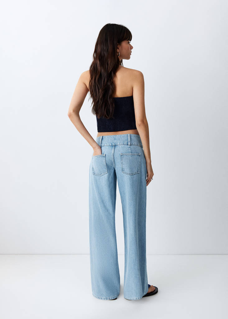 Low waist jeans — Medium Blue