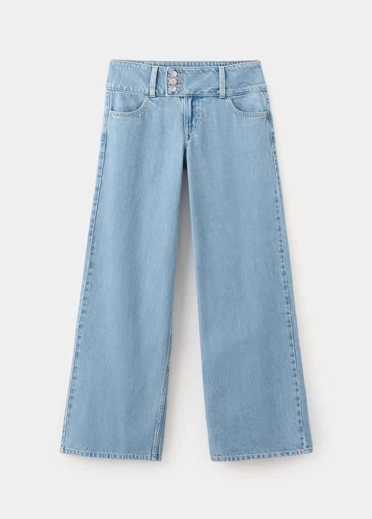 Low waist jeans — Medium Blue