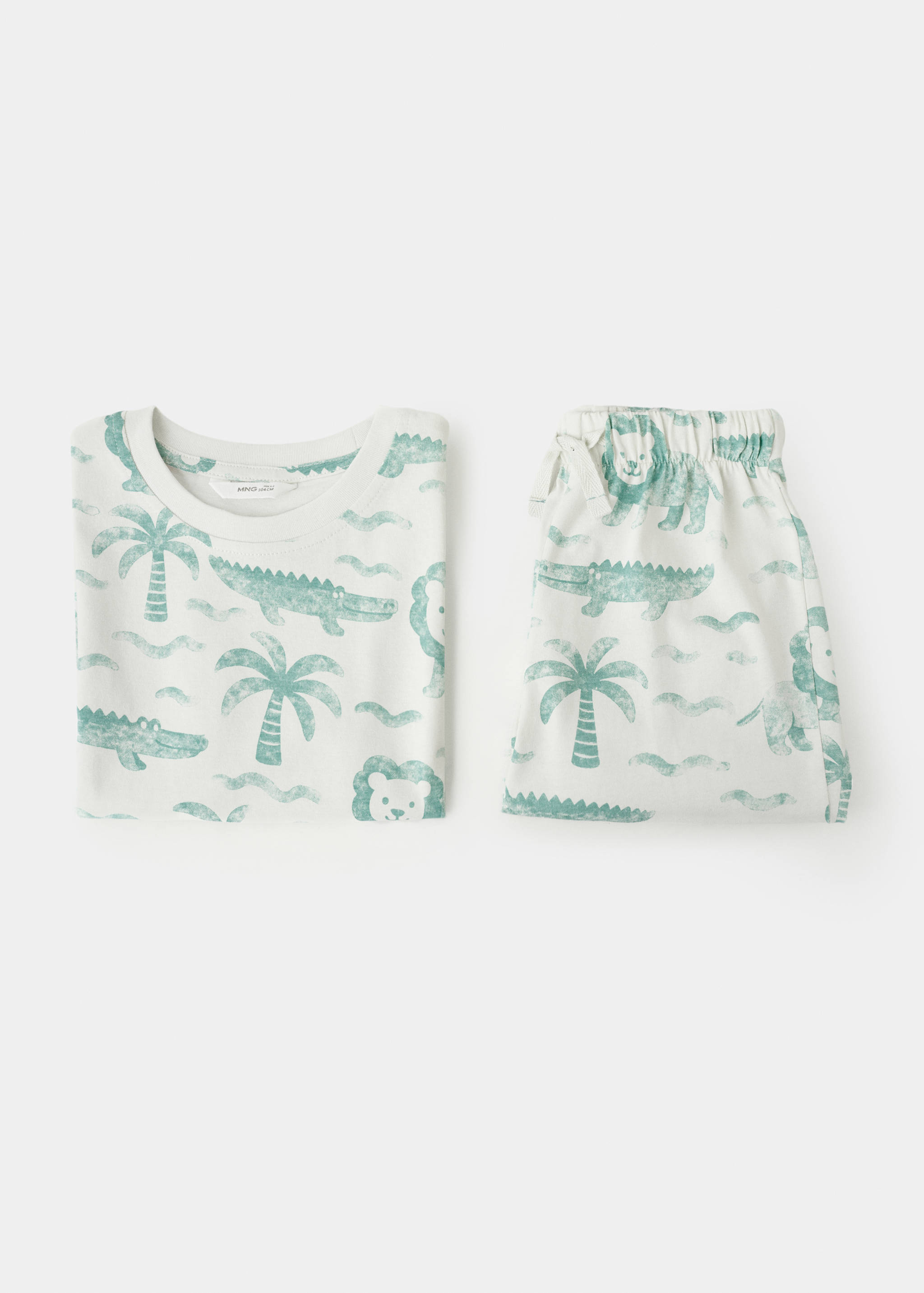 Pijama curt estampat - Detall de l'article 8