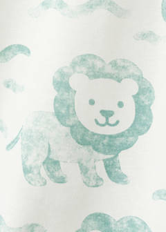 Printed short pyjamas — Aqua Green 4