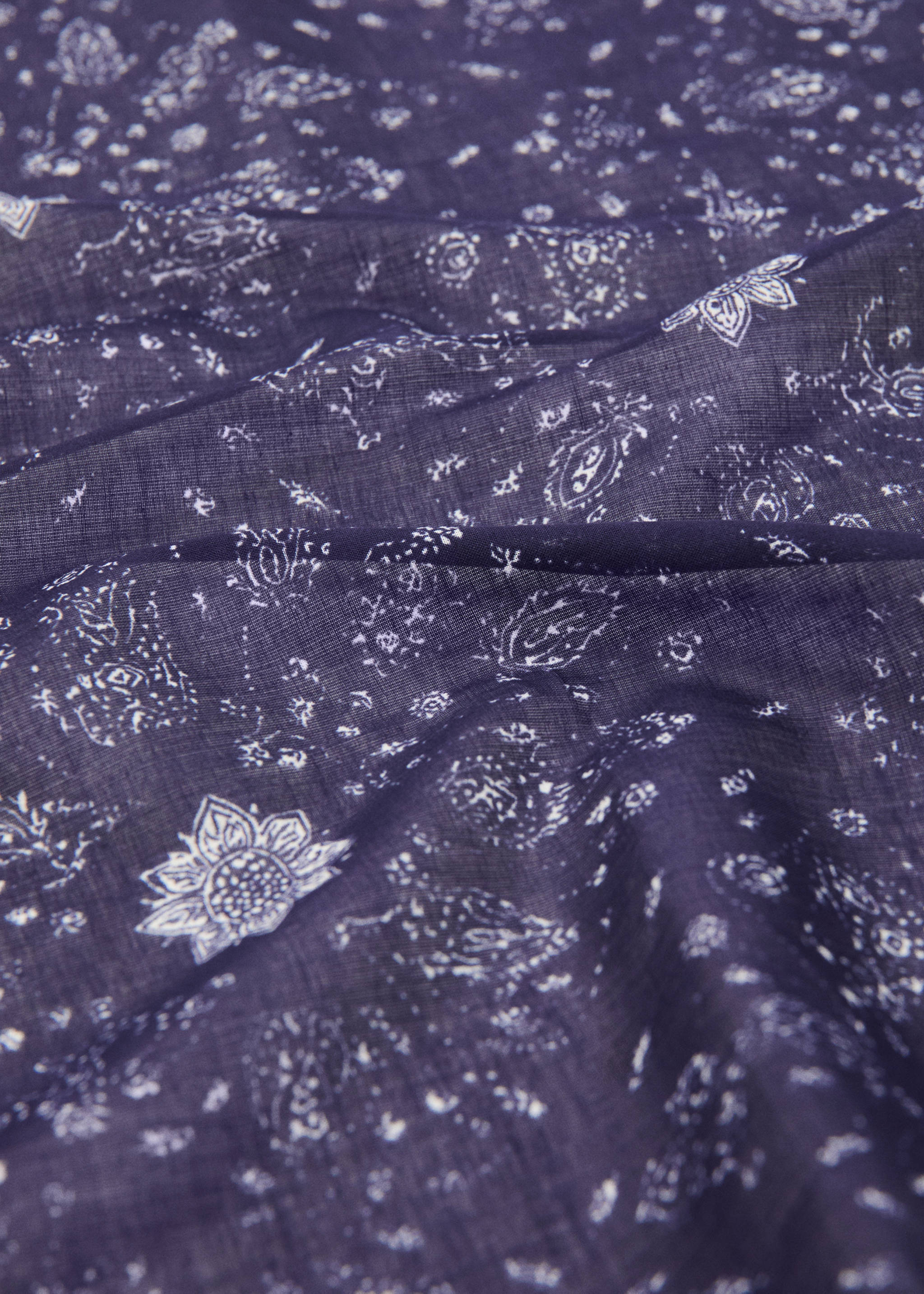 Paisley print scarf - Medium plane