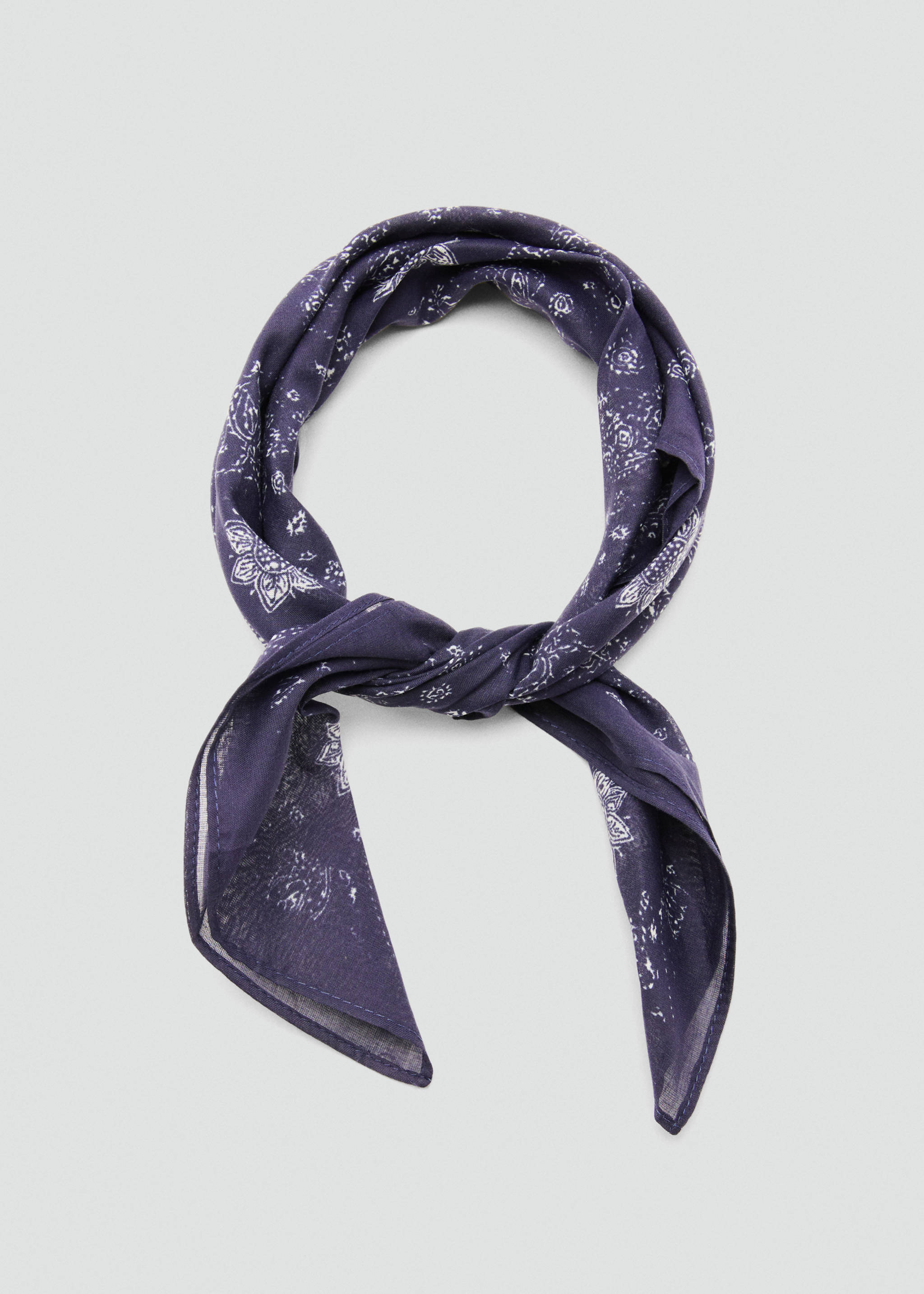 Paisley print scarf - Details of the article 1