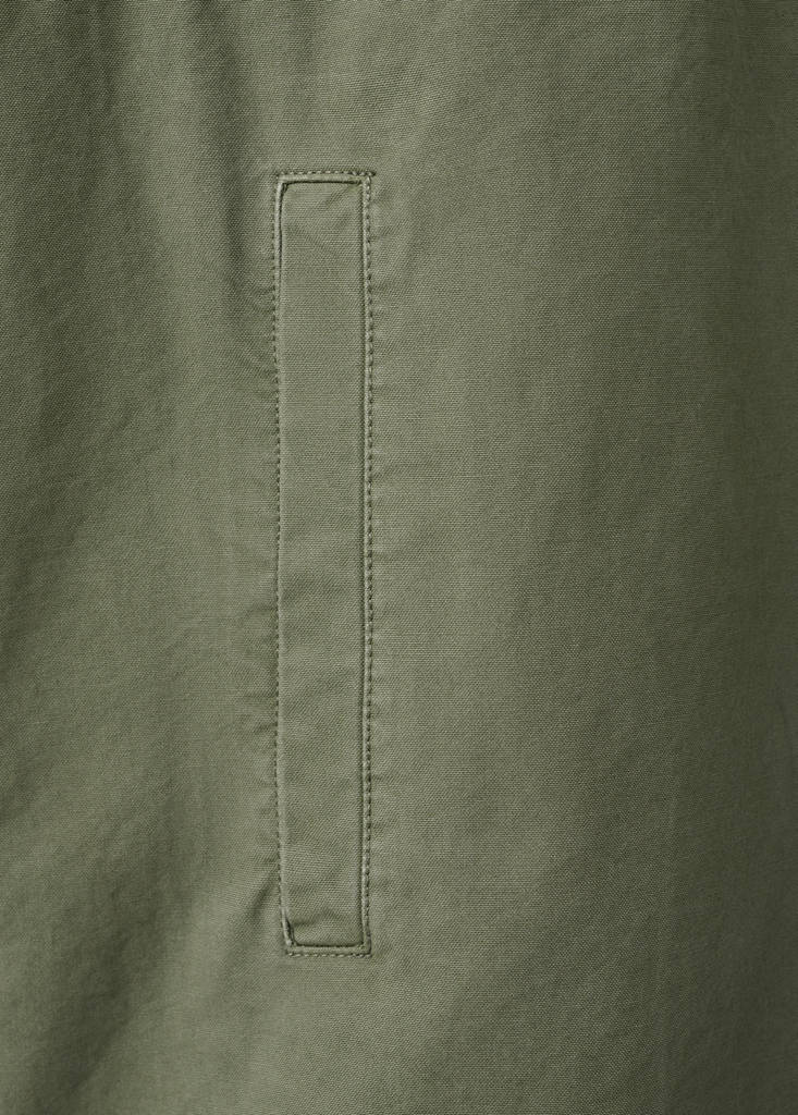 Oversized denim parka — Khaki