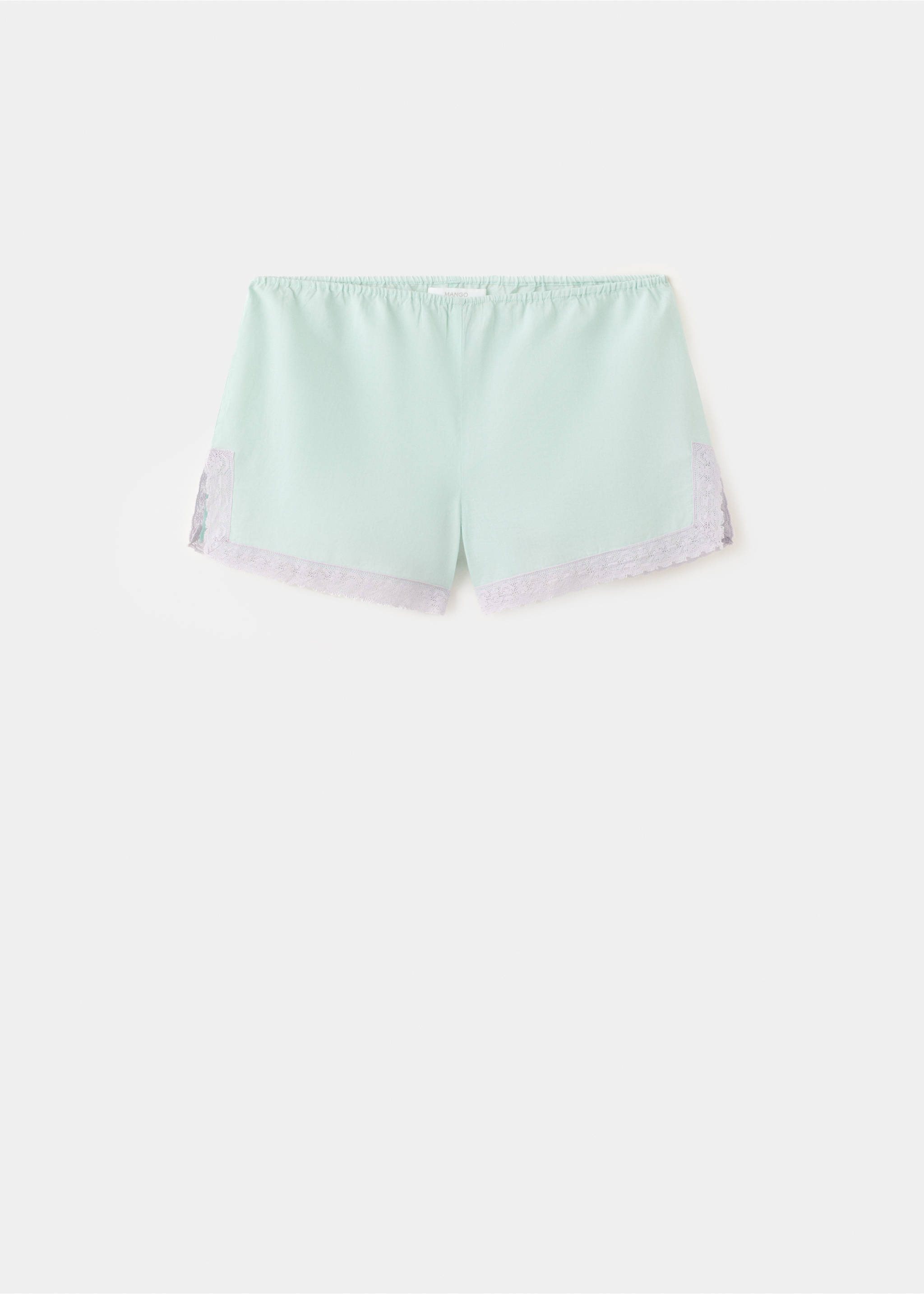 100% cotton pyjama shorts - Article without model, Blue. Ref: 27045974-00.