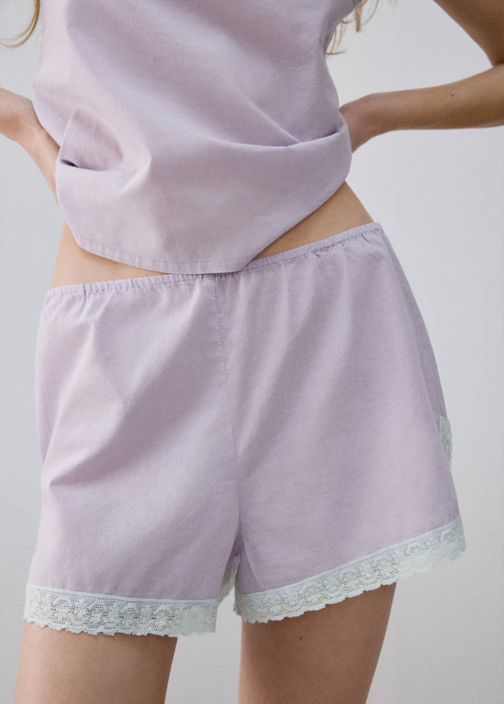 100% cotton pyjama shorts - thumbnail 9