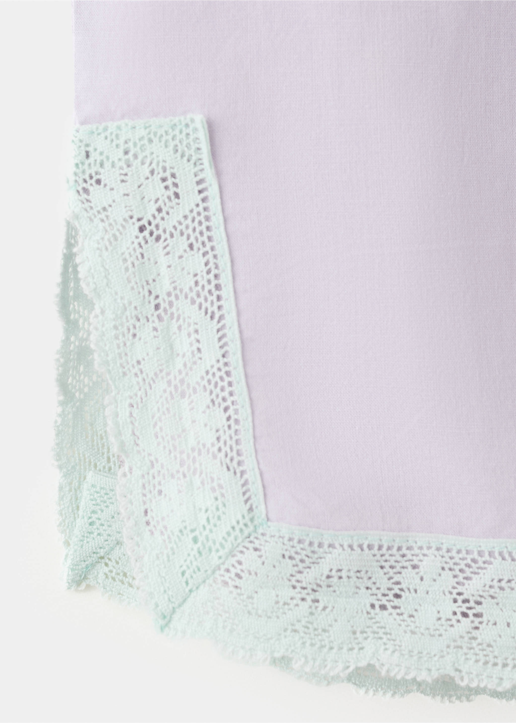 100% cotton pajama shorts - Details of the article 8, Lilac. Ref: 27045974-00.