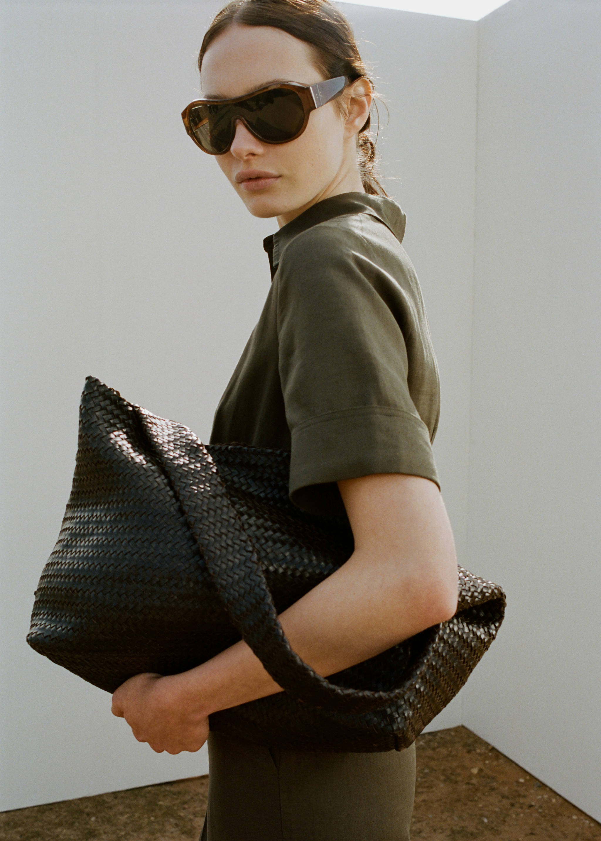 Braided bucket bag - General plane