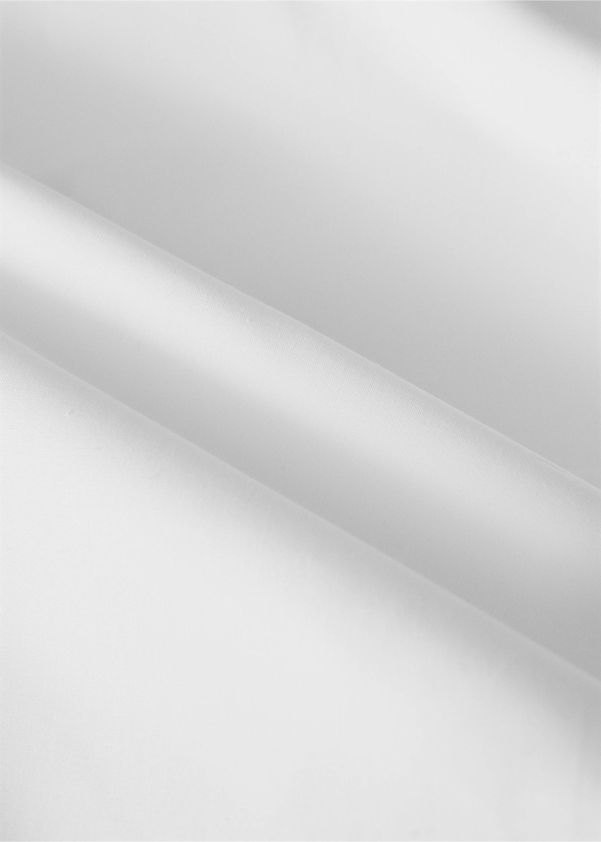 200-thread count percale cotton top sheet with contrasting overlock for 150/160 cm bed - Details of the article 3, Medium Pink. Ref: 27045977-00.