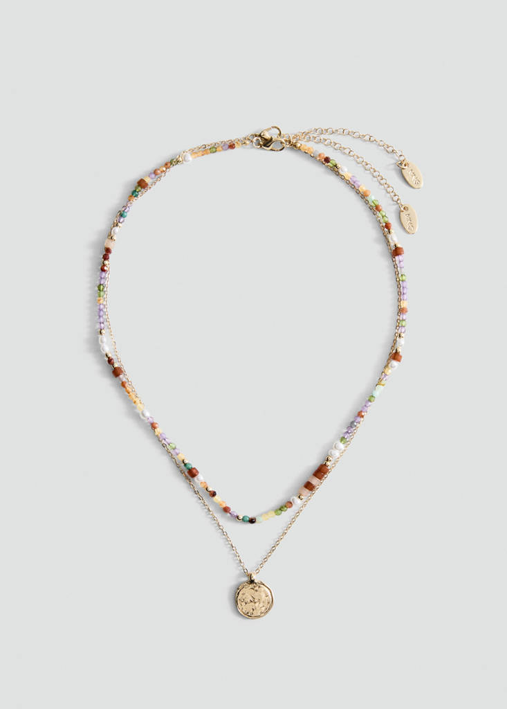 Set 2 combined necklaces — Gold
