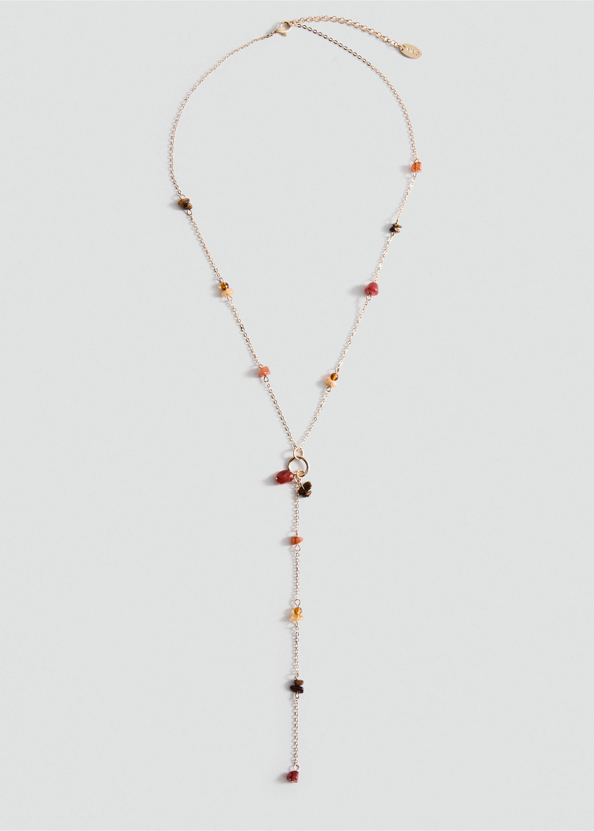 Beads pendant necklace - Article without model, Gold. Ref: 27045979-00.