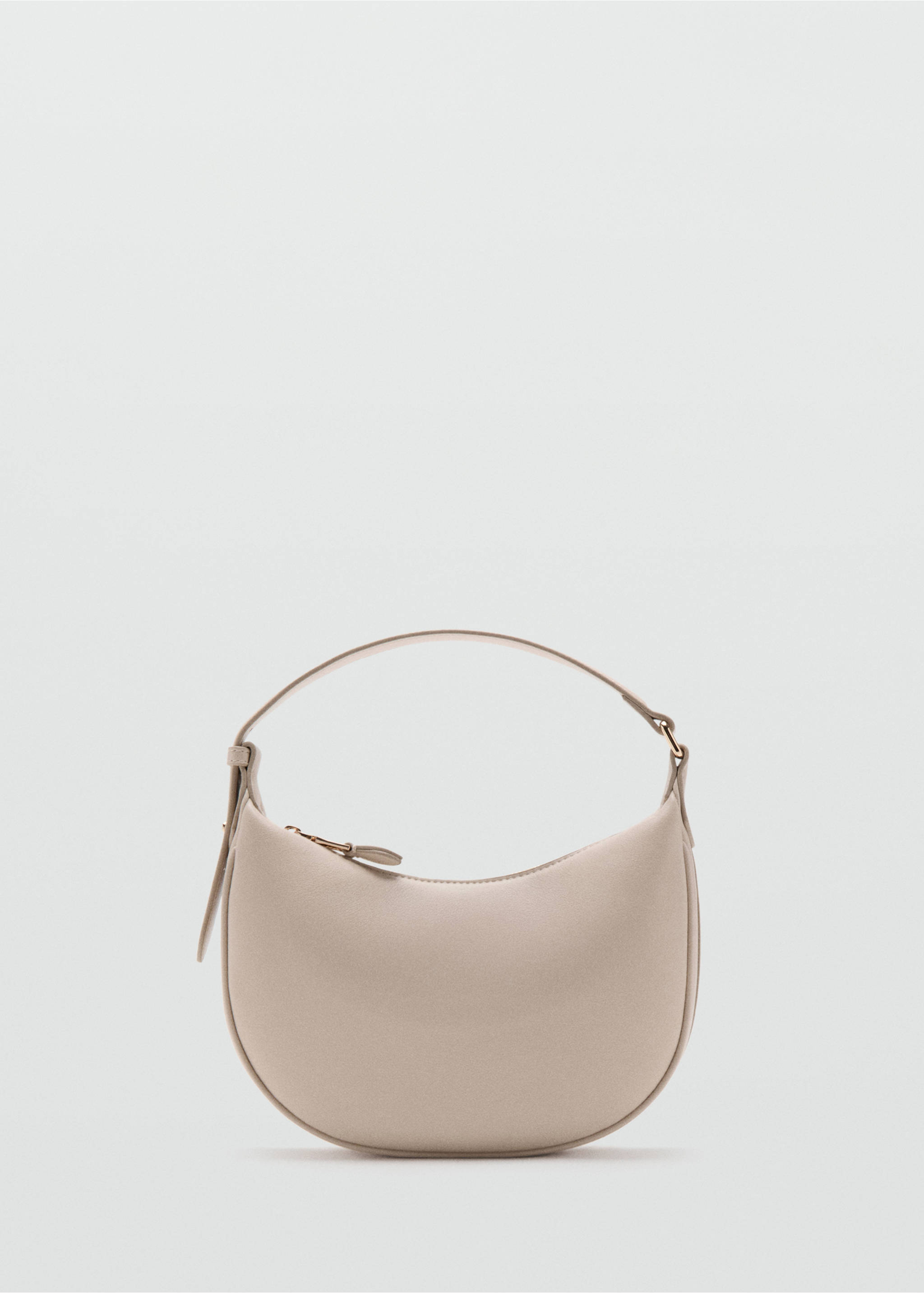 Sac à main ovale - Article sans modèle, Blanc cassé. Ref: 27045981-00.