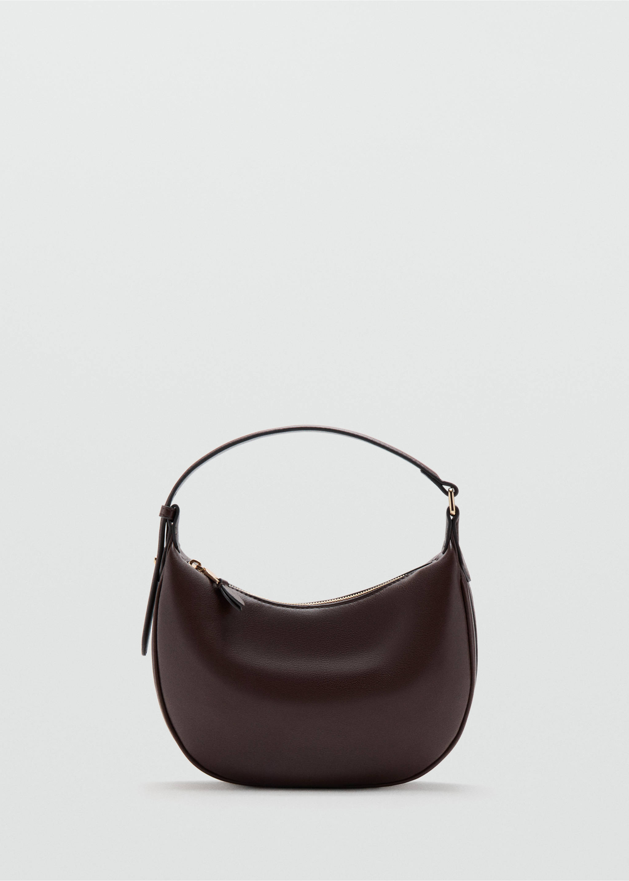 Oval hand bag - Article without model, Chocolate. Ref: 27045981-00.