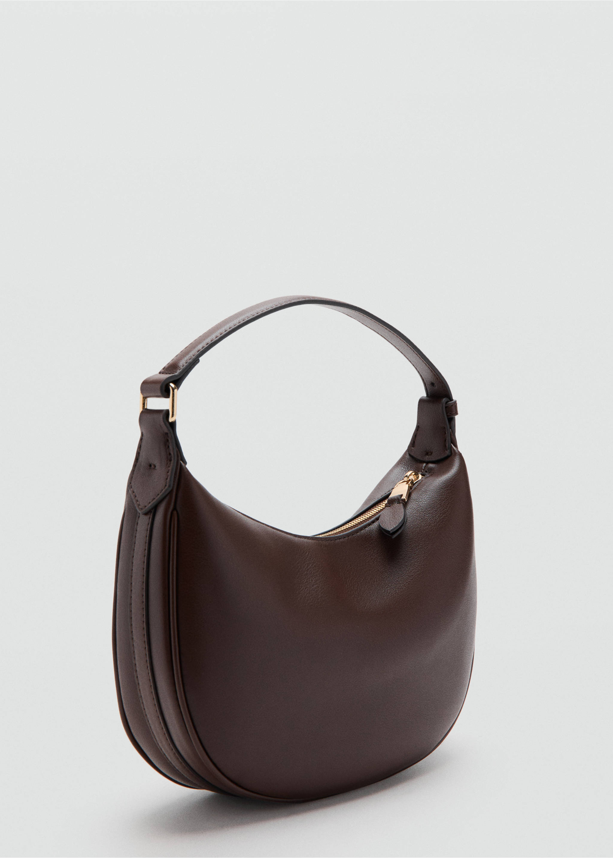 Oval hand bag - Medium plane, Chocolate. Ref: 27045981-00.