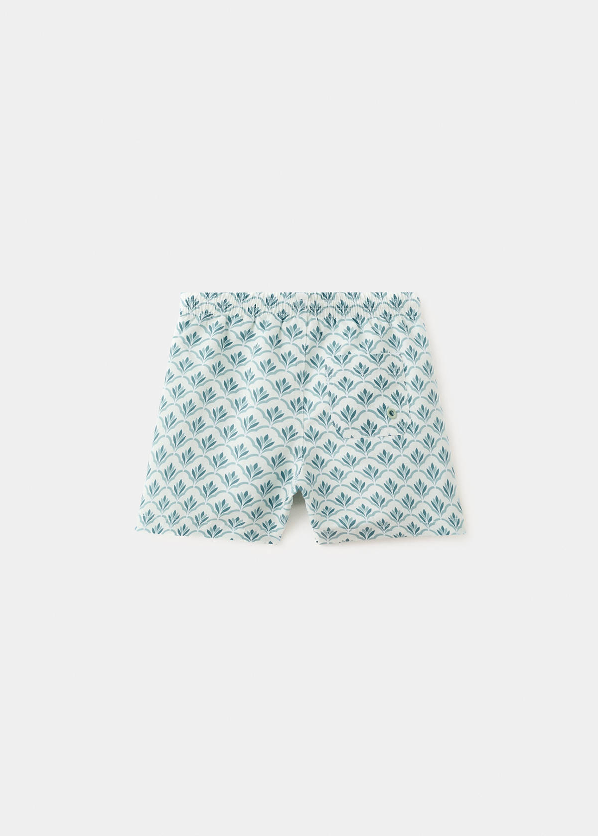 Printed swimming trunks — Aqua Green