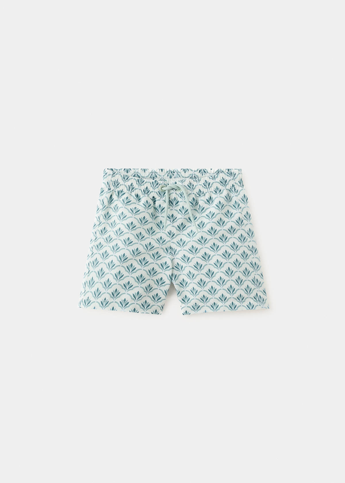 Printed swimming trunks — Aqua Green