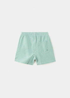 Seersucker striped swimsuit — Green 4