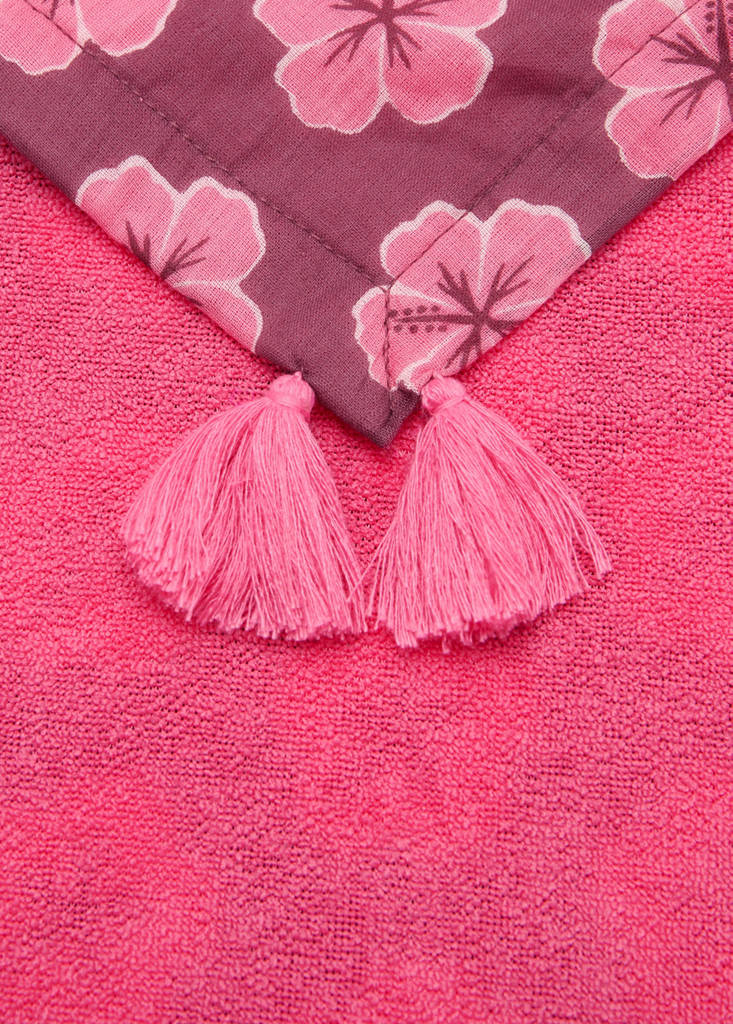 Printed beach towel — Pink