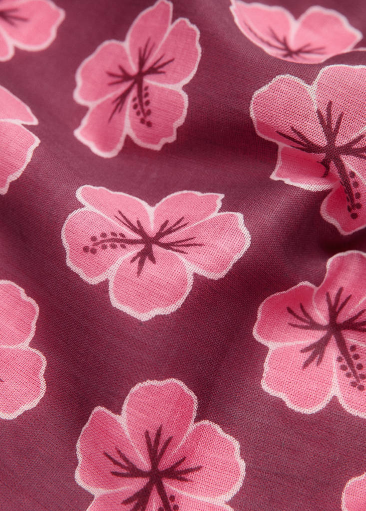 Printed beach towel — Pink