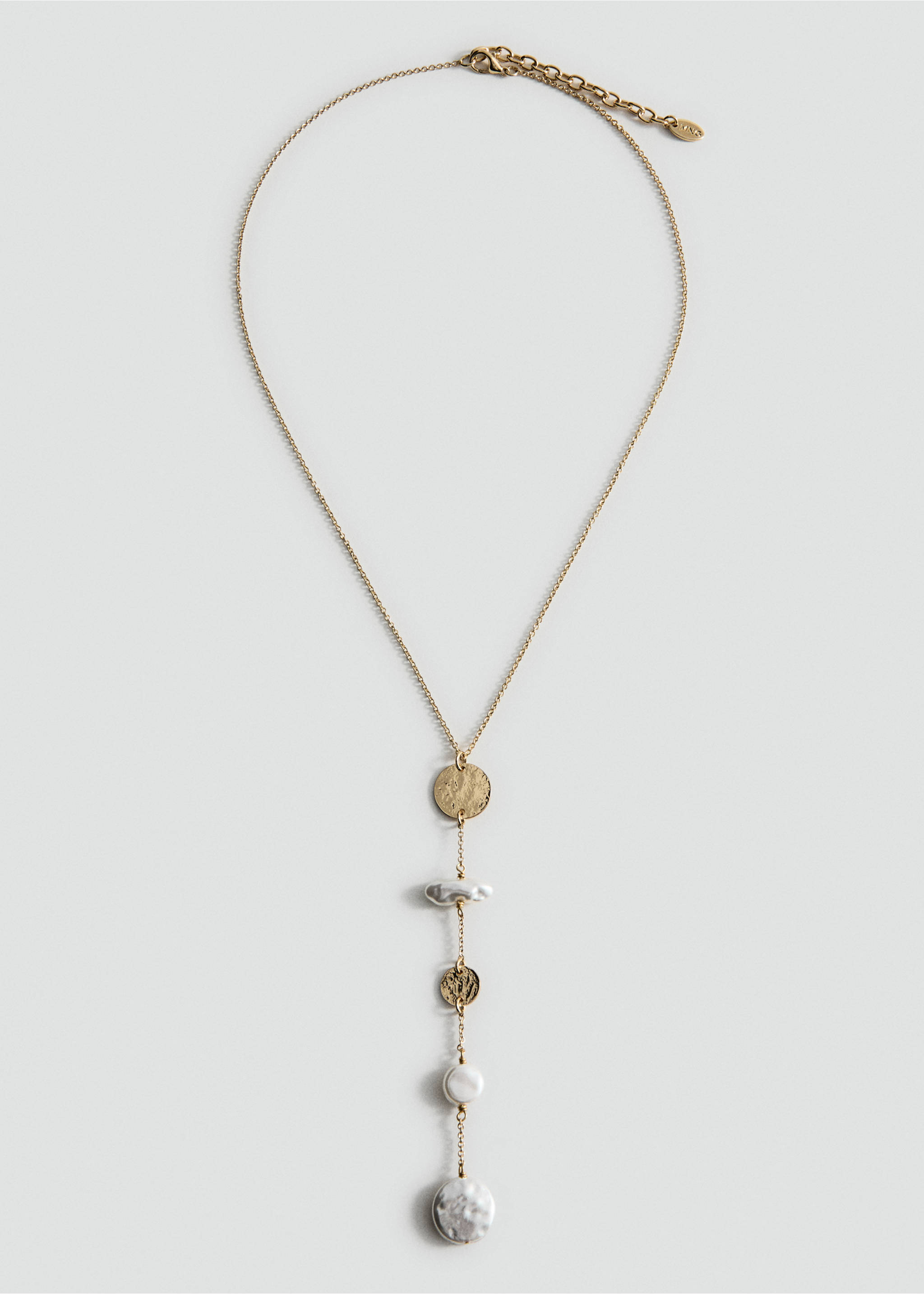 Beads pendant necklace - Article without model, Gold. Ref: 27045991-00.