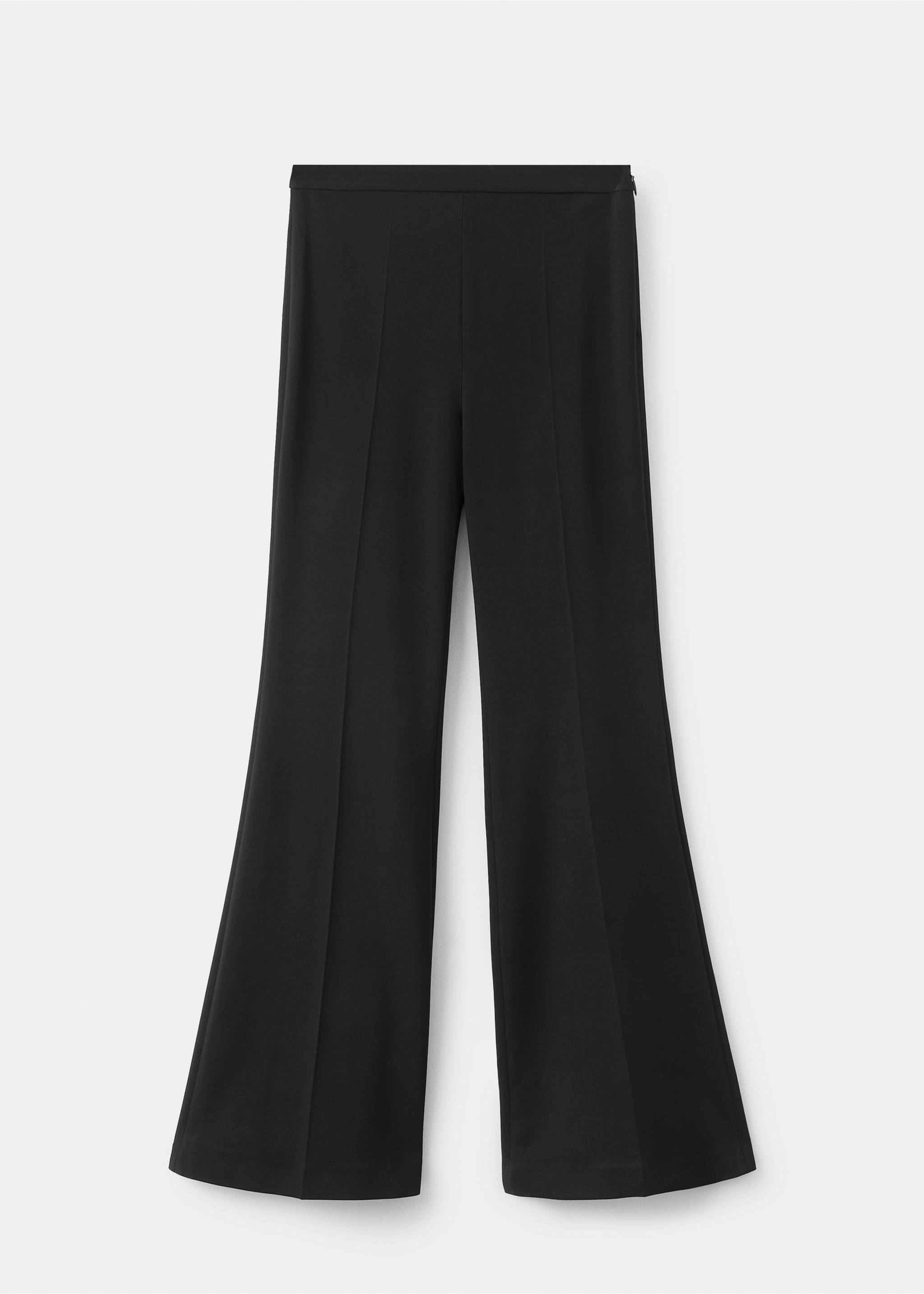 Pantalon évasé taille haute - Article sans modèle, Noir. Ref: 27045992-00.