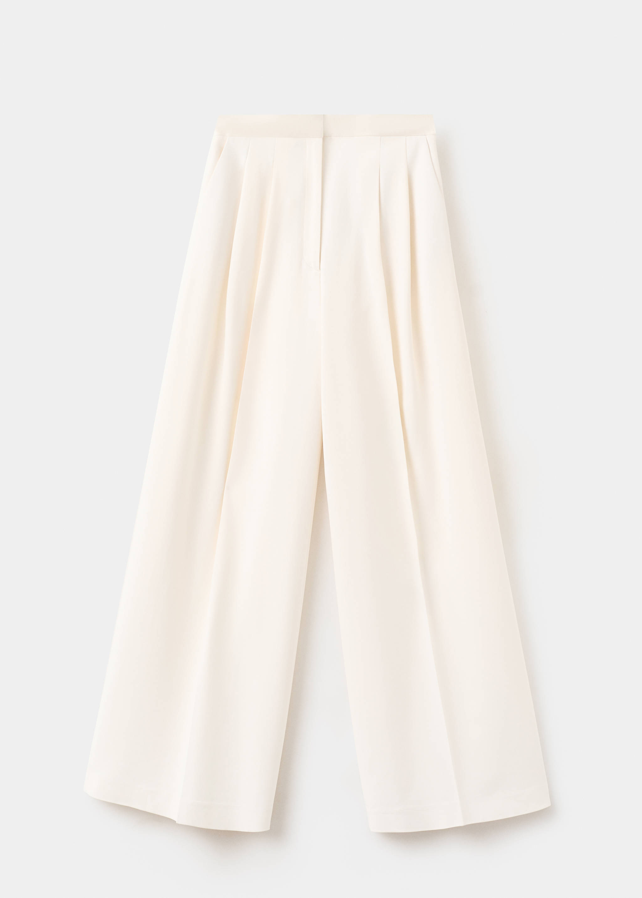 Pantaloni palazzo cintura raso - Articolo senza modello