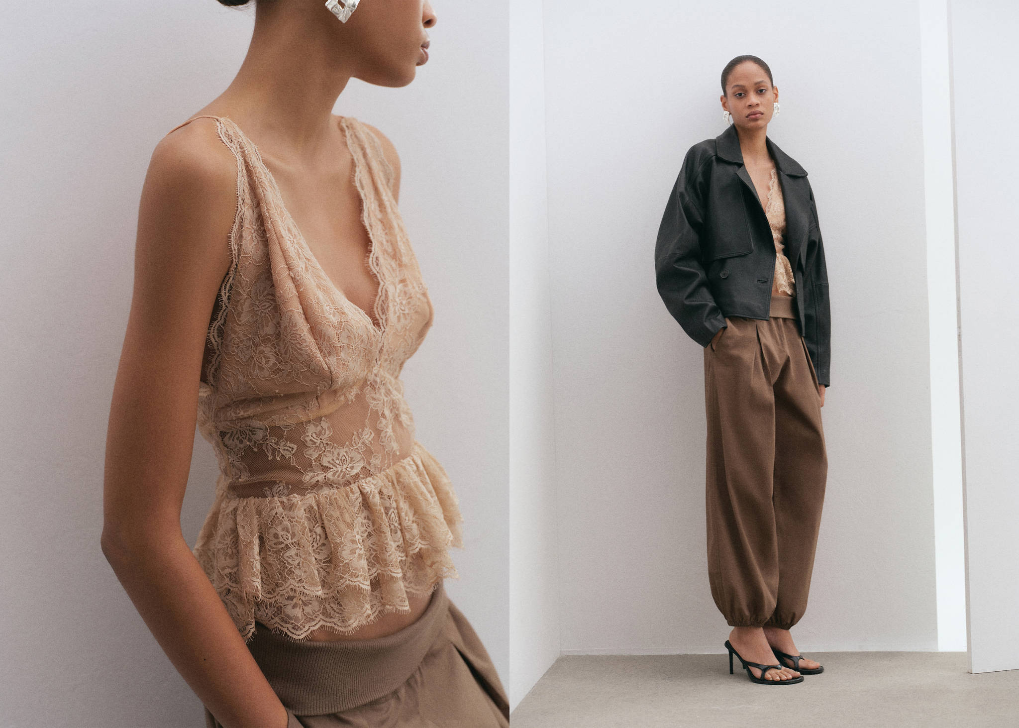Ruffles lace top - Panoramic plane