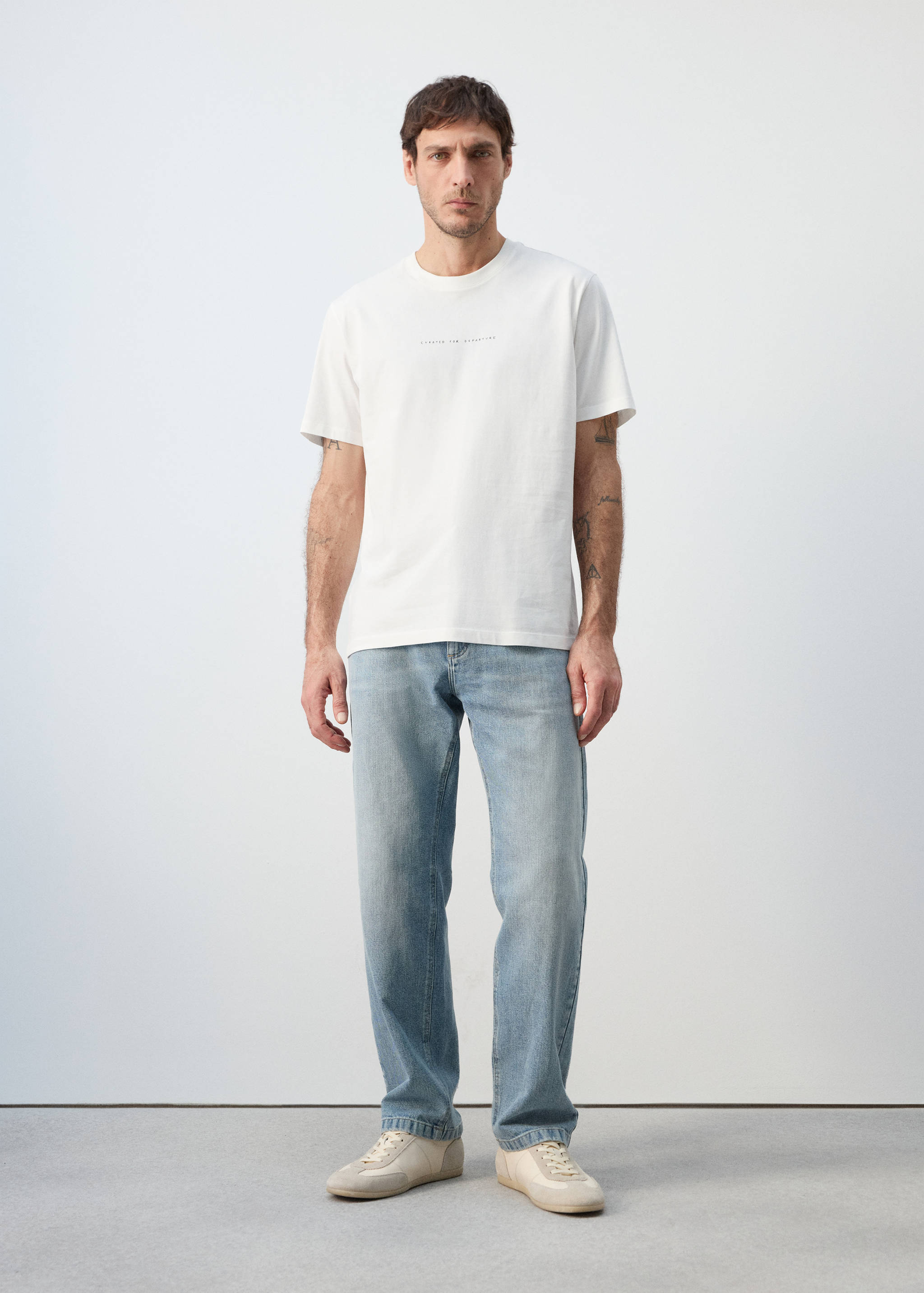 100% cotton graphic tee - General plane