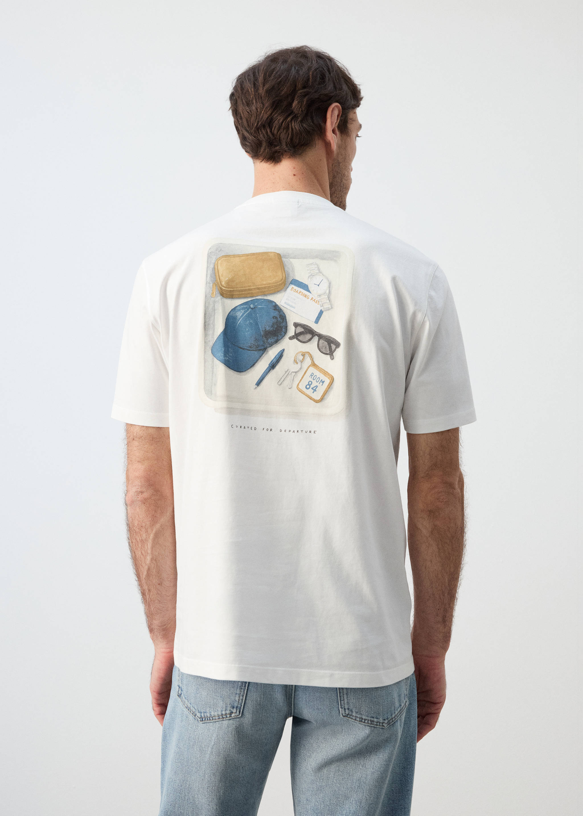 100% cotton graphic tee - Reverse of the article