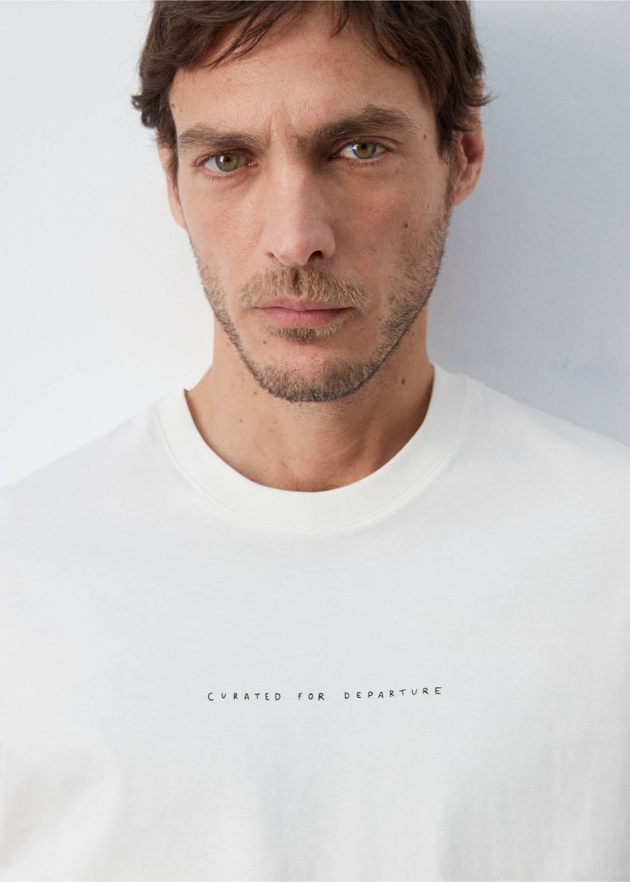 تيشيرت 100% قطن بطبعة رسومية - تفاصيل المنتج 1, أبيض. Ref: 27045998-00.