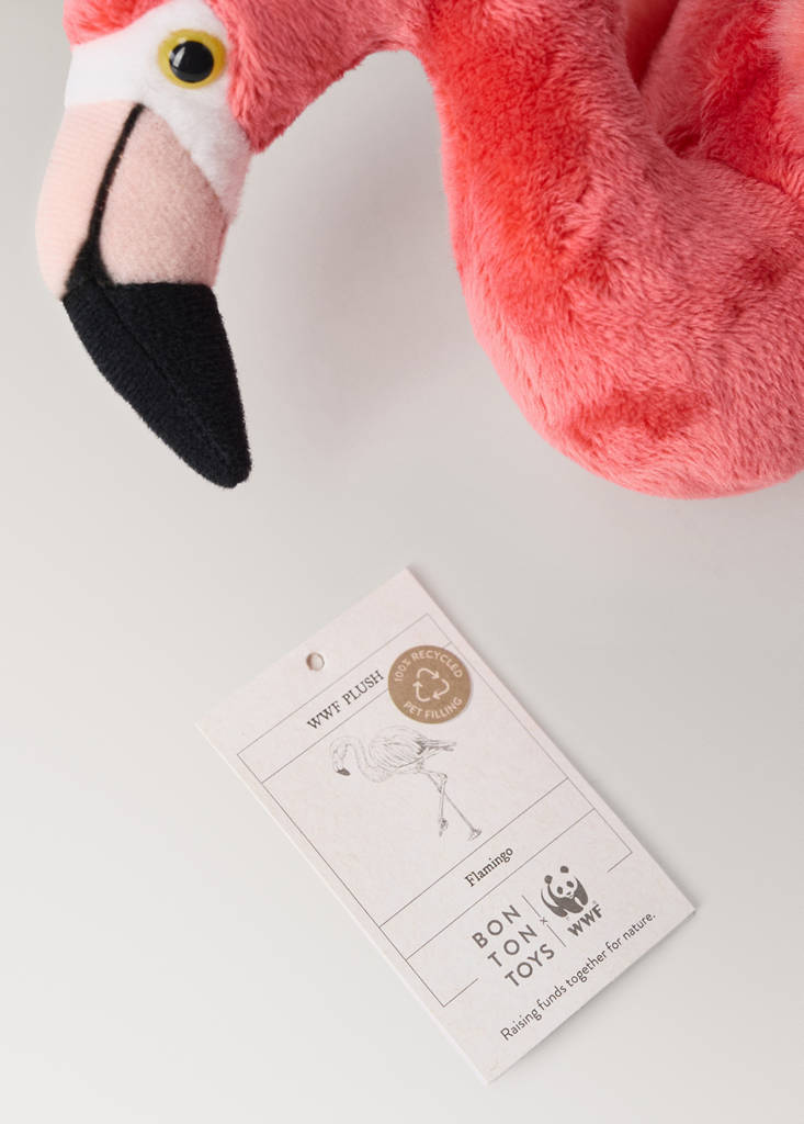 Flamingo plush toy — Pastel Pink