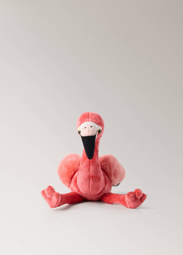Flamingo plush toy — Pastel Pink