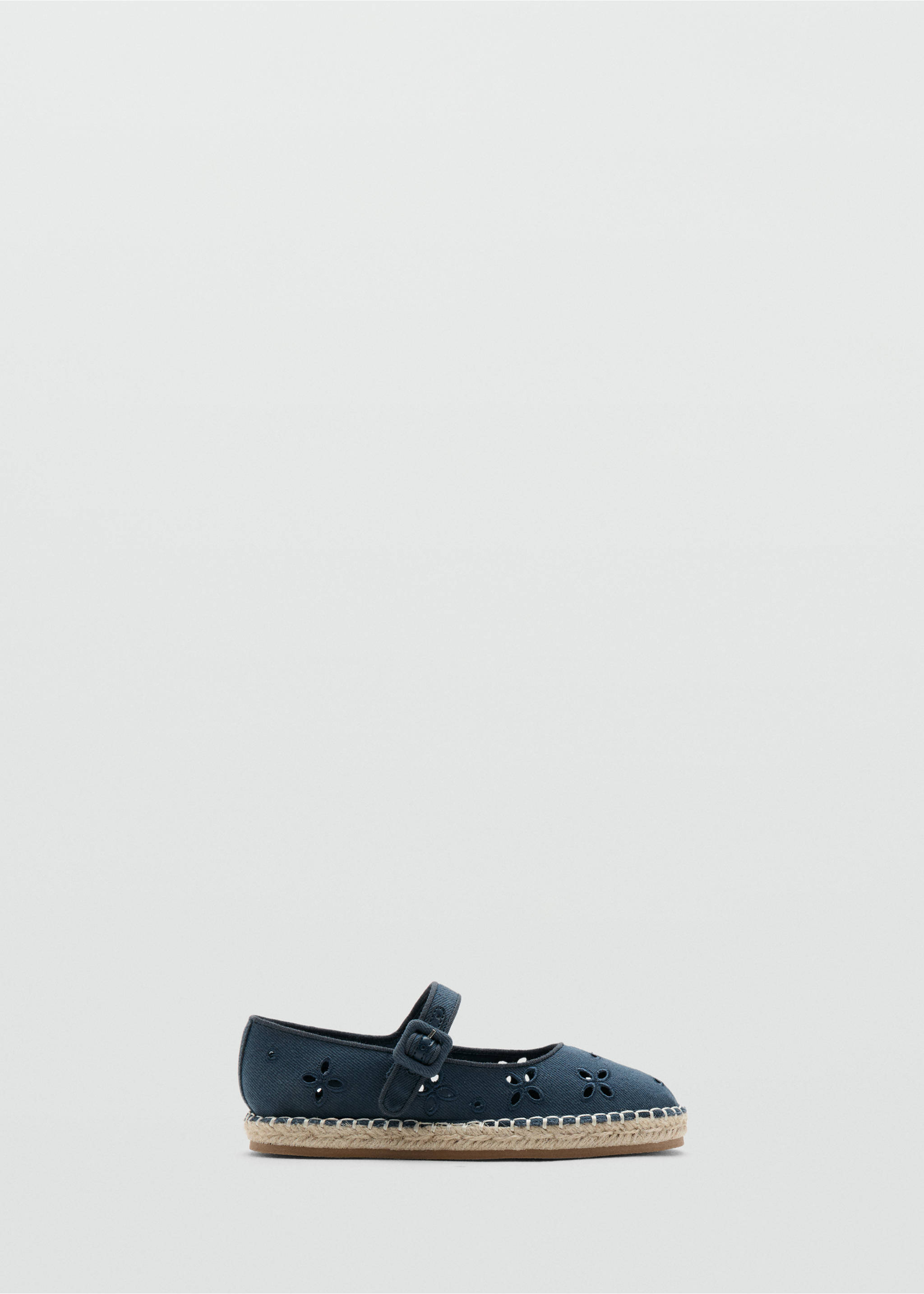 Embroidered espadrilles - Article without model, Blue. Ref: 27046337-00.