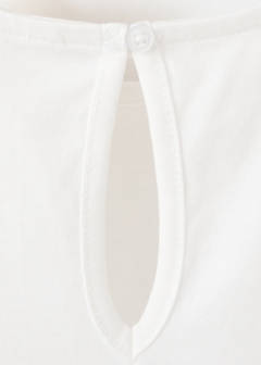 Ruffle top with embroidered details — Off White 3